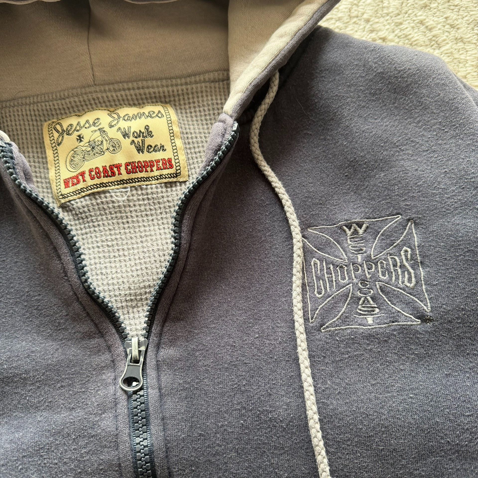 Vintage West Coast Choppers Zip Up Hoodie 00s