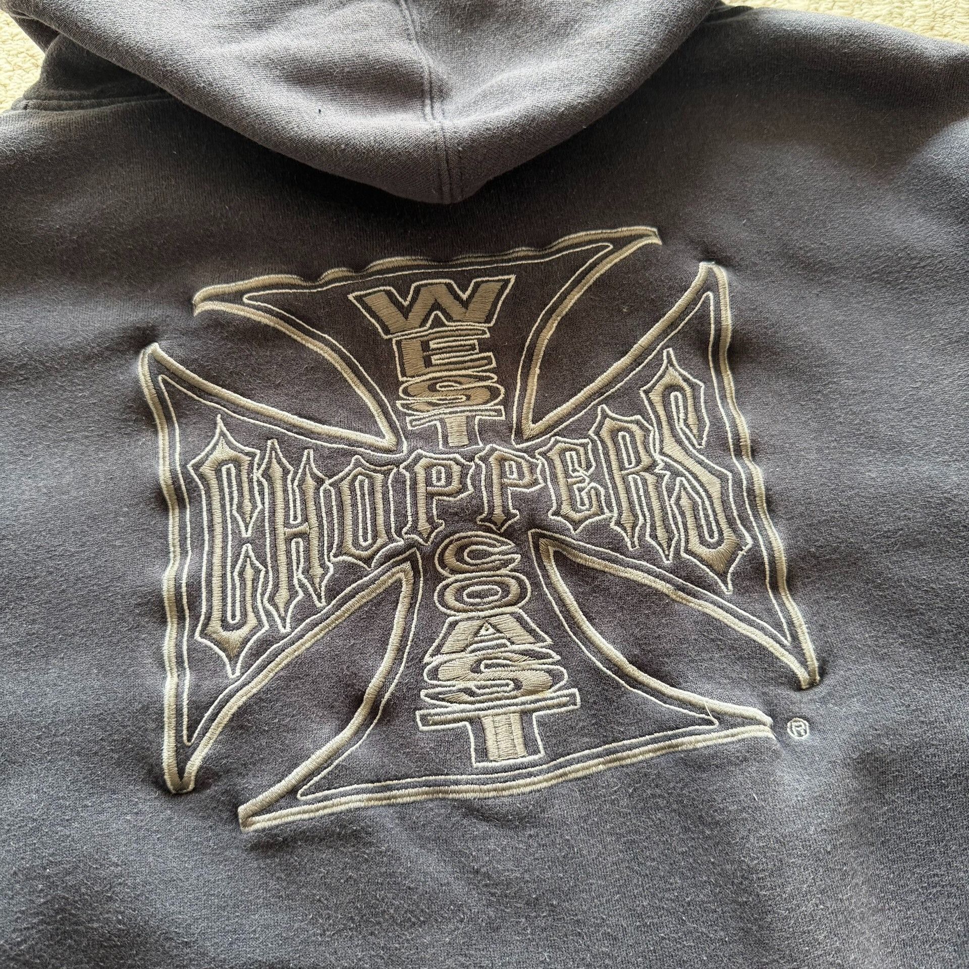 Vintage West Coast Choppers Zip Up Hoodie 00s