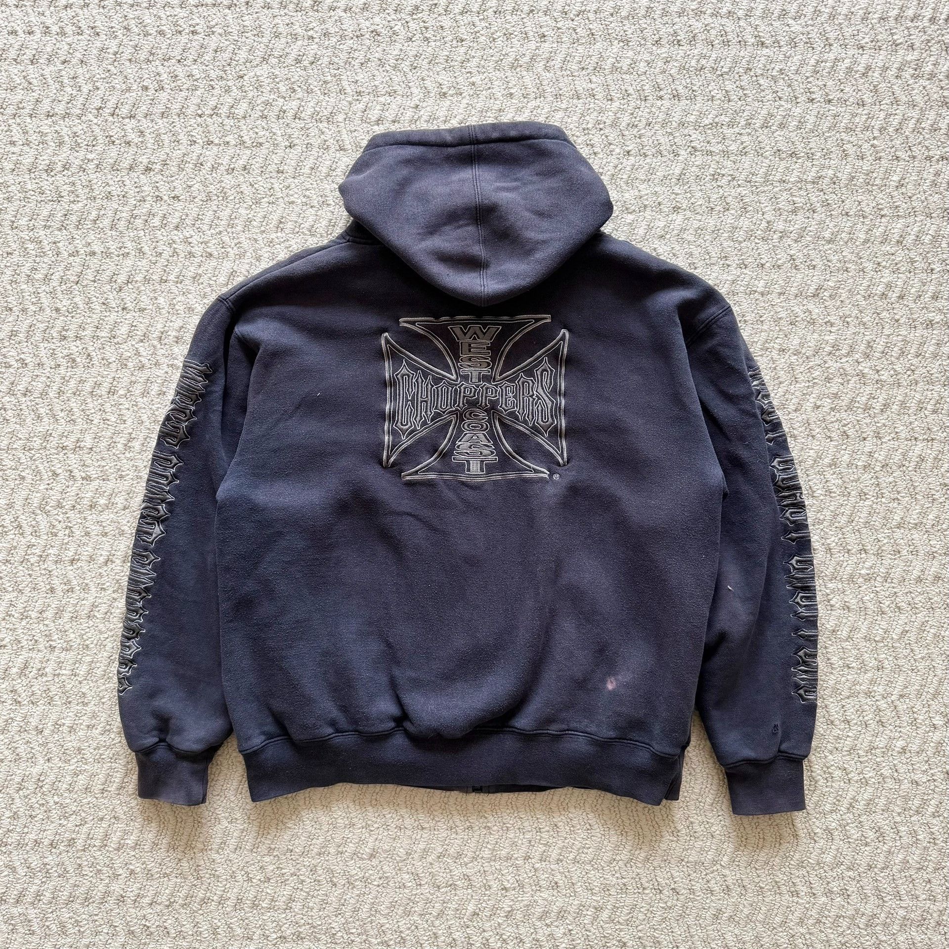 Vintage West Coast Choppers Zip Up Hoodie 00s