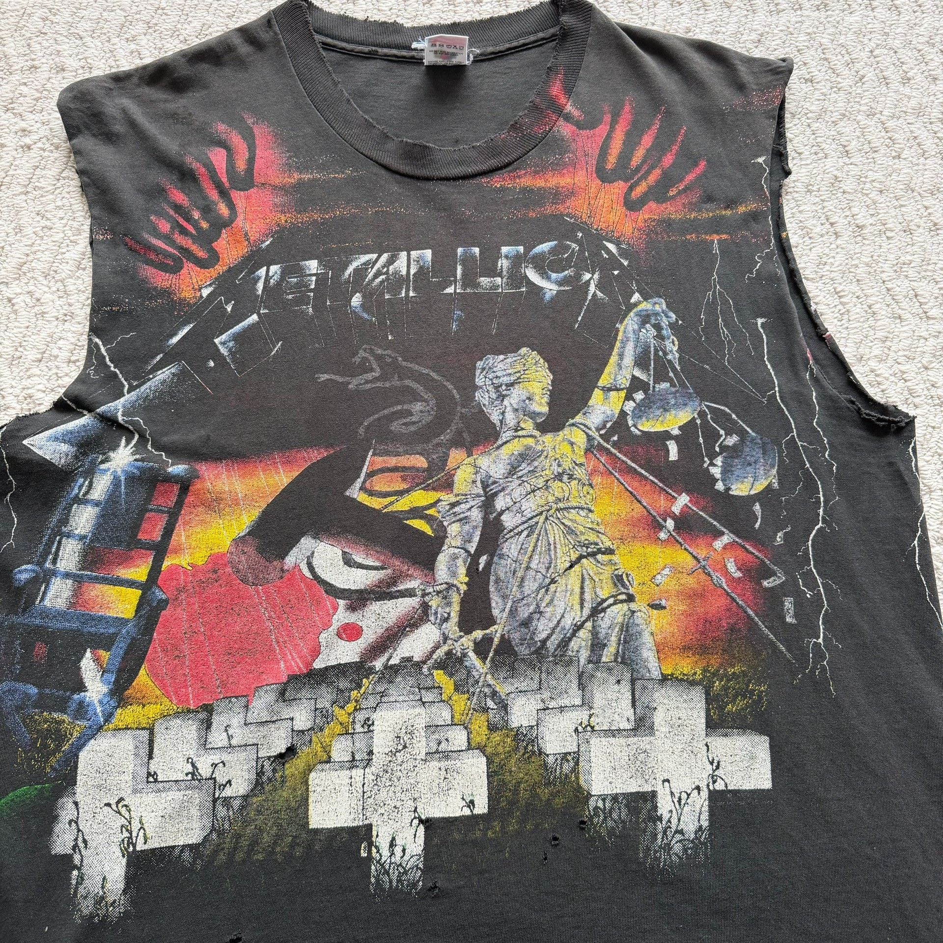 Vintage Vintage Metallica 1991 AOP Band Tee Size US M / EU 48-50 / 2 - 4 Thumbnail