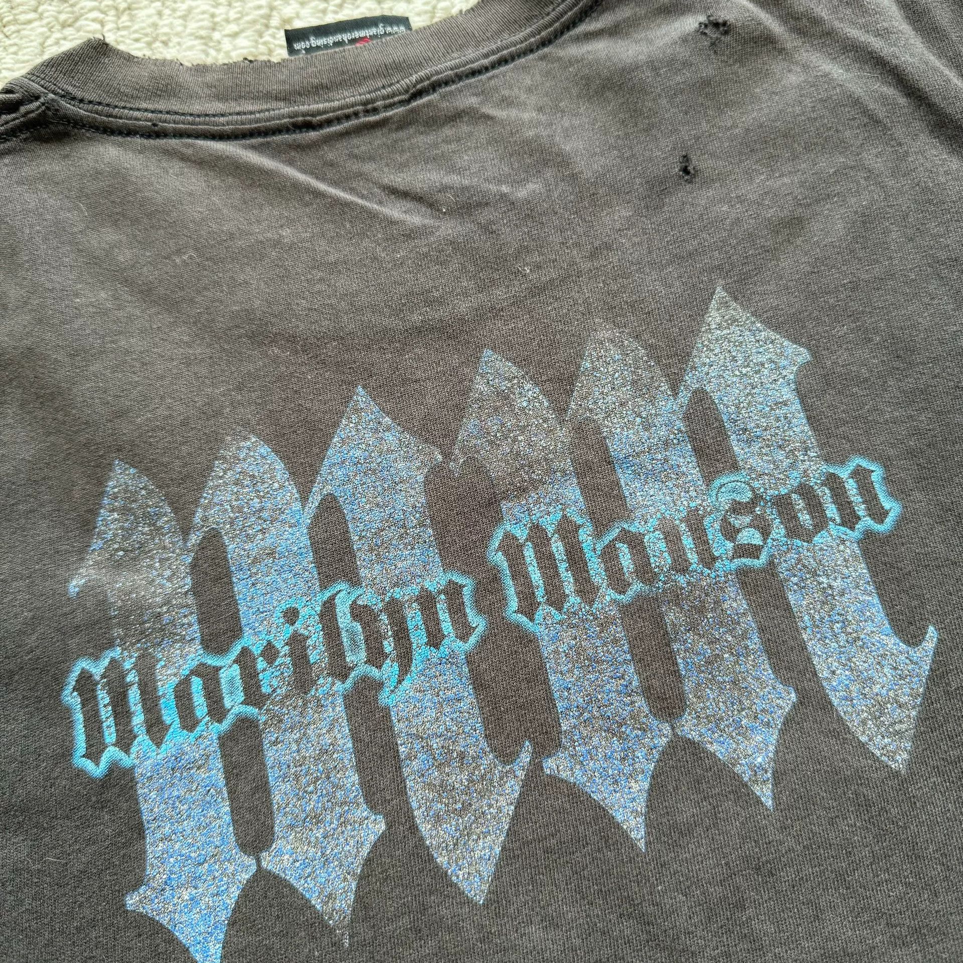 Vintage Vintage 2004 Marilyn Manson Band Tee Size US XXL / EU 58 / 5 - 5 Thumbnail