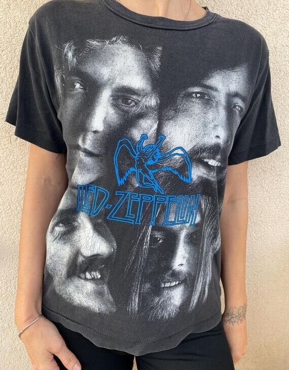 Vintage Vintage 90s Led Zeppelin Longsleeve Bootleg Size US M / EU 48-50 / 2 - 8 Thumbnail
