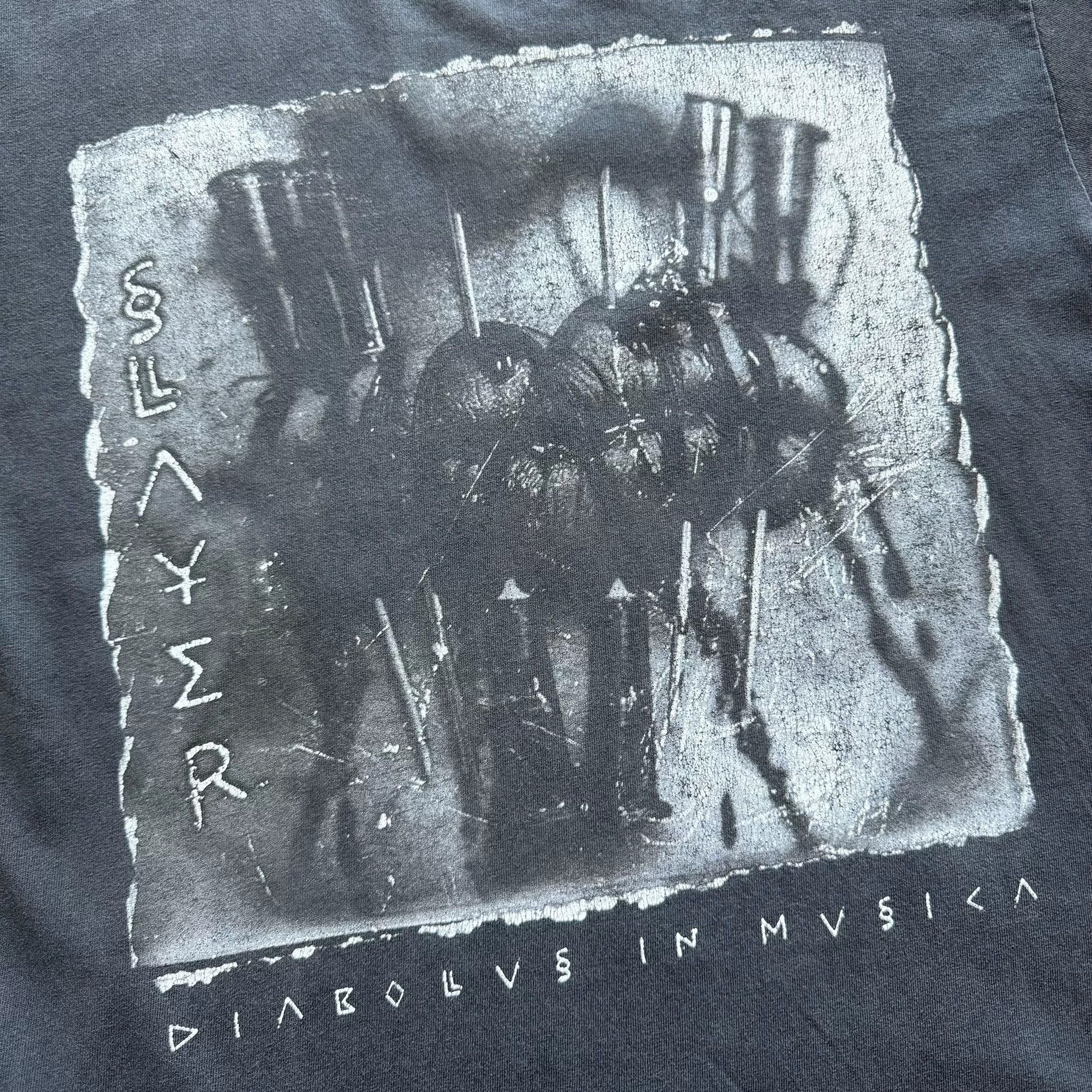 Vintage Vintage 1998 Slayer Band Faded Tee Size US L / EU 52-54 / 3 - 4 Thumbnail