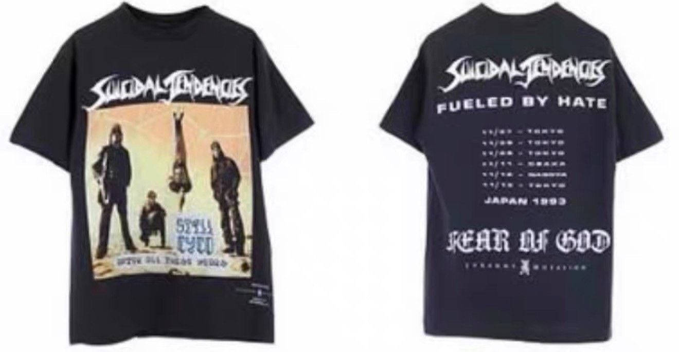 Vintage Vintage 1993 Suicidal Tendencies Band Tee Size US M / EU 48-50 / 2 - 8 Thumbnail