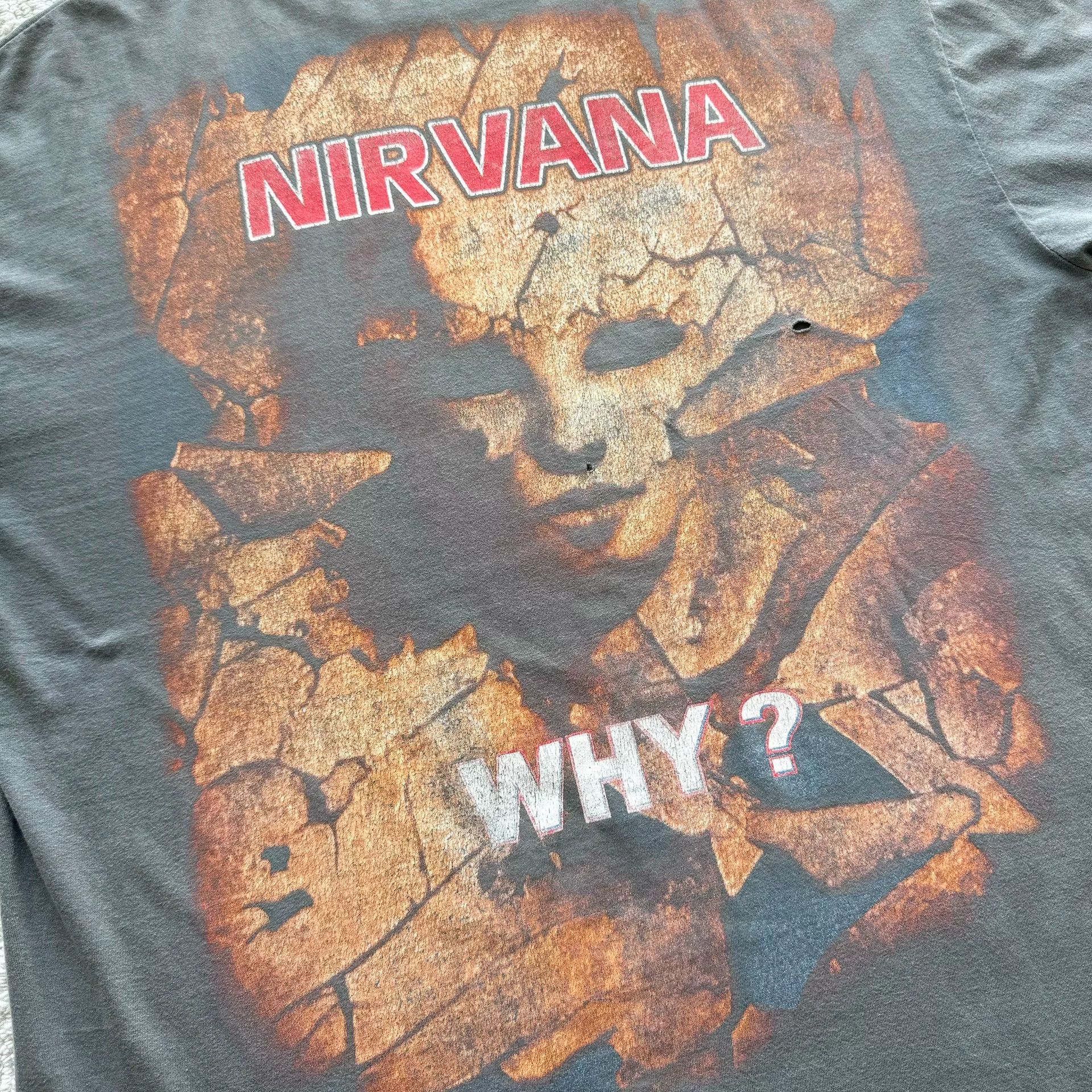 Vintage Vintage 90s Nirvana Bootleg Tee Size US M / EU 48-50 / 2 - 4 Thumbnail
