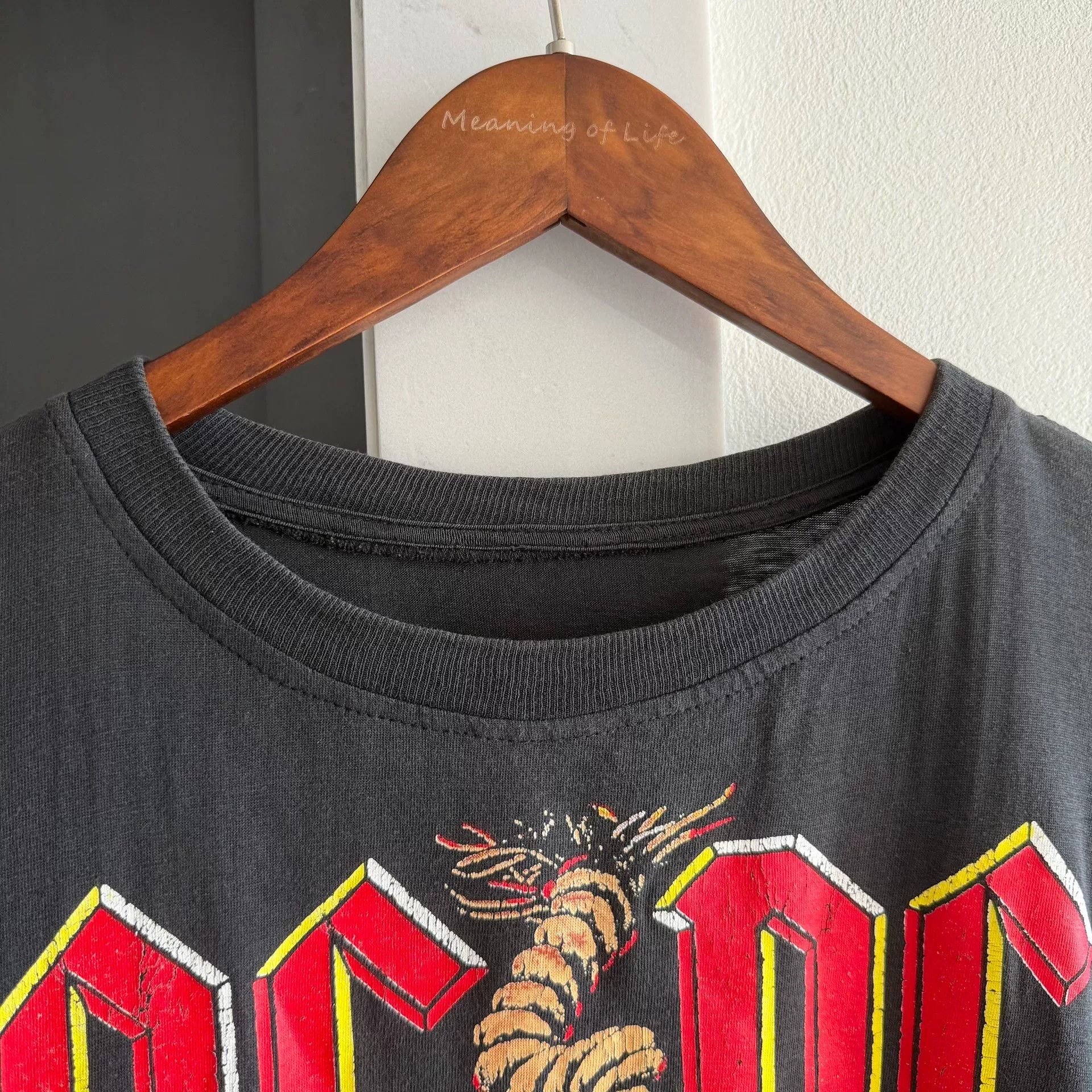 Vintage Vintage 90s ACDC Band Tee Size US M / EU 48-50 / 2 - 3 Thumbnail