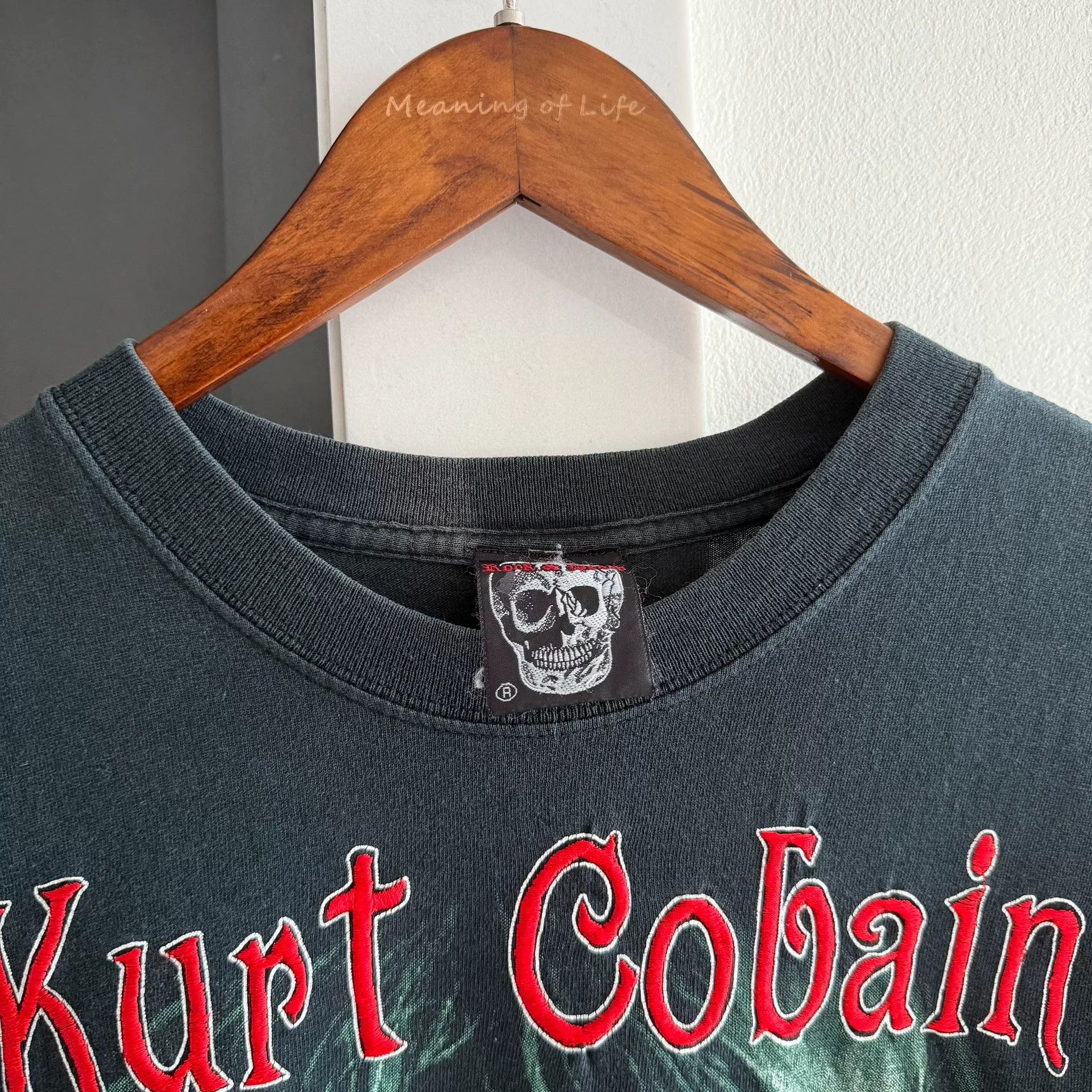Vintage Vintage 00s Kurt Cobain Bootleg Nirvana Tee Size US M / EU 48-50 / 2 - 3 Thumbnail