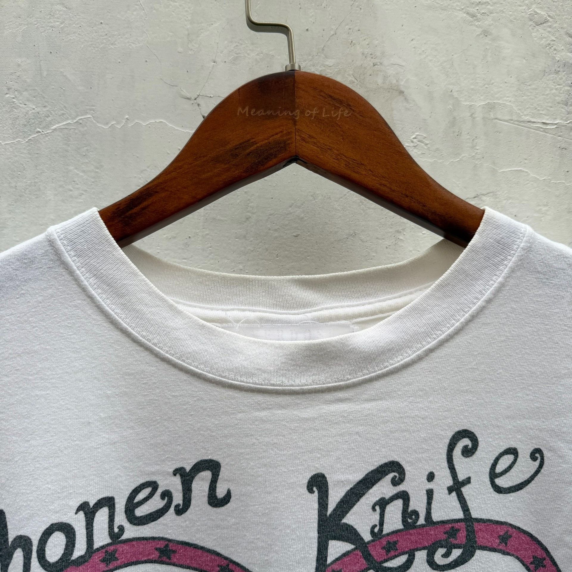 Vintage Vintage Shonen Knife 00s Band Tee Size US M / EU 48-50 / 2 - 2 Thumbnail