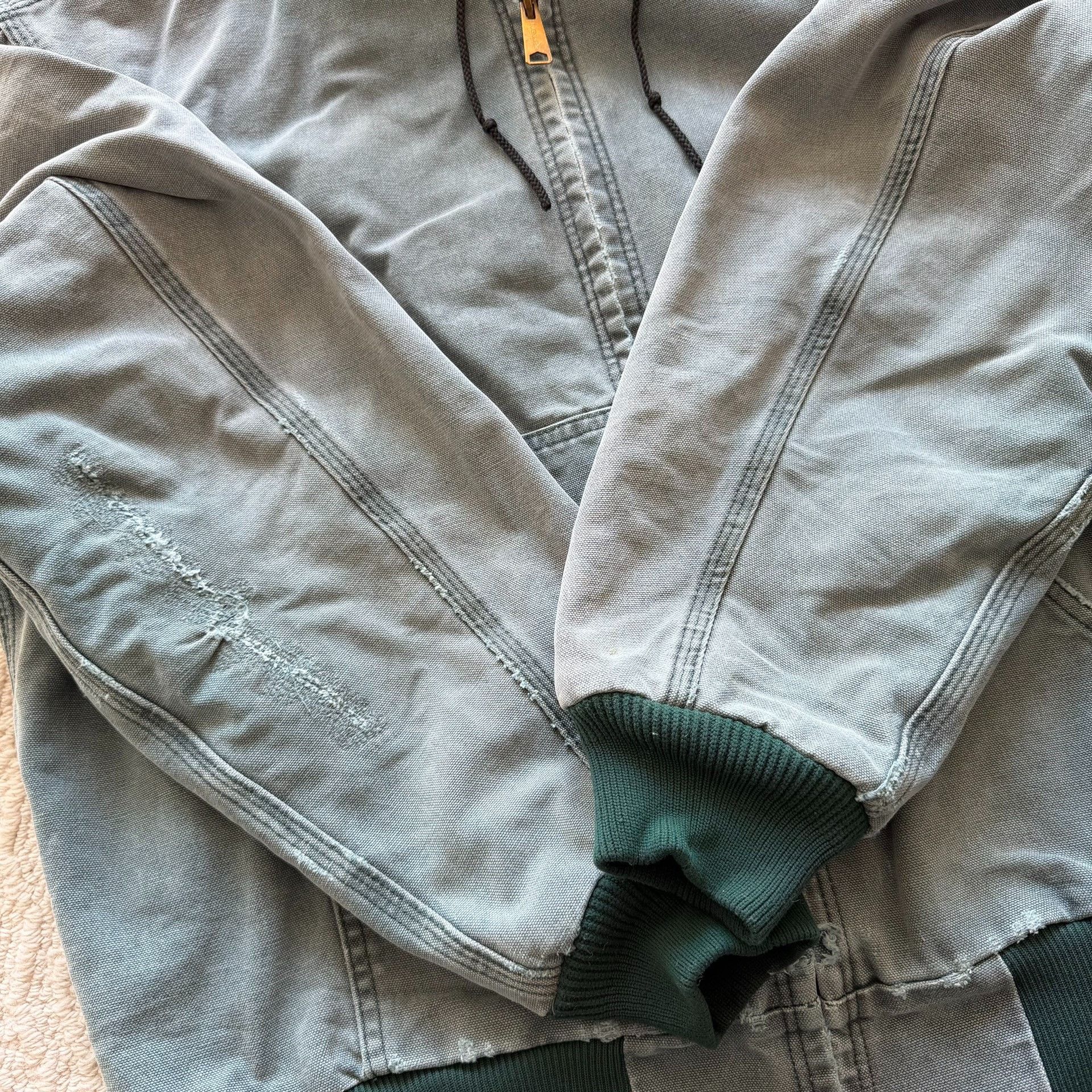 Vintage Vintage Carhartt J06 HTG 90s-00s Faded Green Size US M / EU 48-50 / 2 - 6 Thumbnail