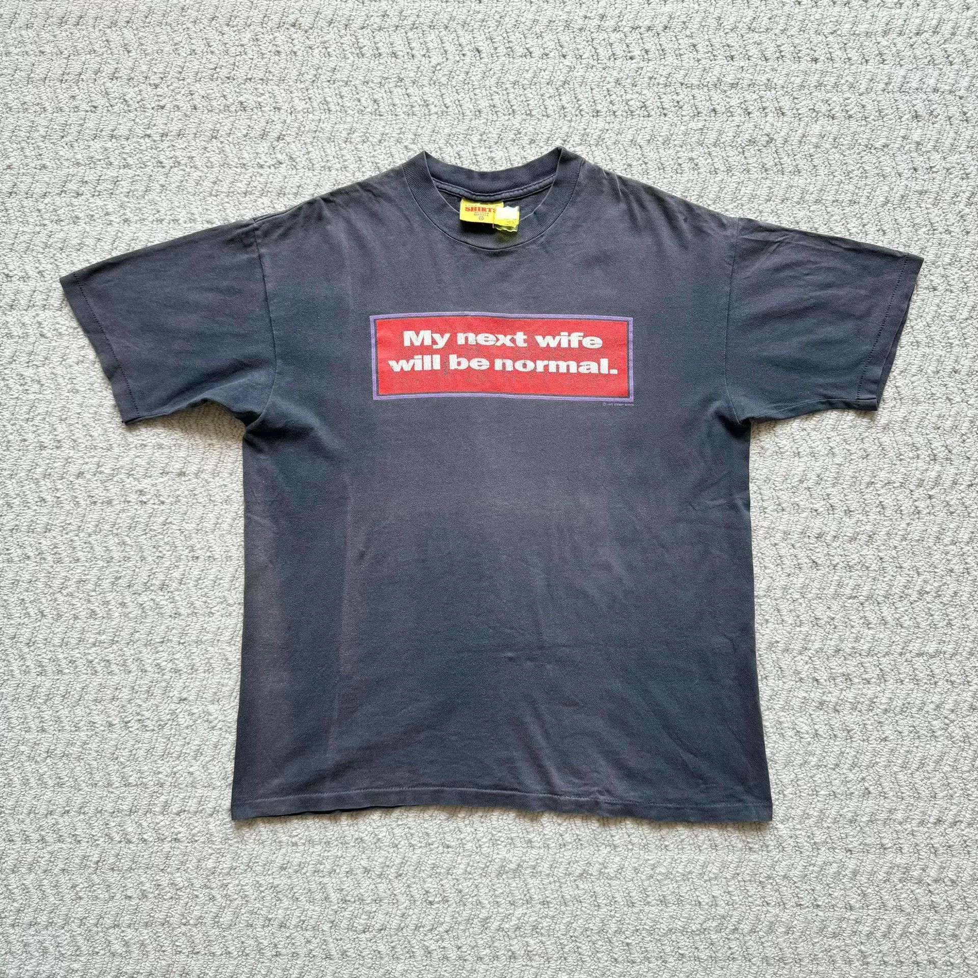 Vintage Vintage 90s Faded Slogan Tee Size US M / EU 48-50 / 2 - 3 Thumbnail