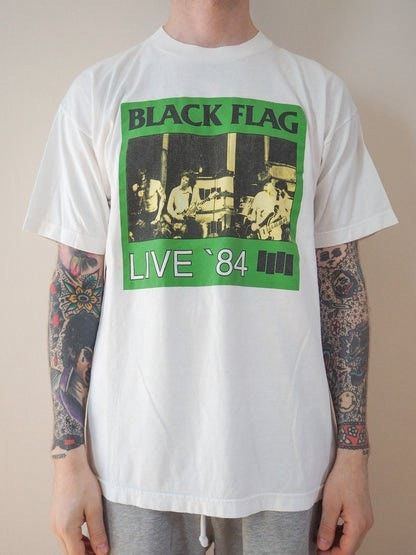 Vintage Vintage 90s Black Flag Deadstock Band Tee Size US M / EU 48-50 / 2 - 4 Thumbnail
