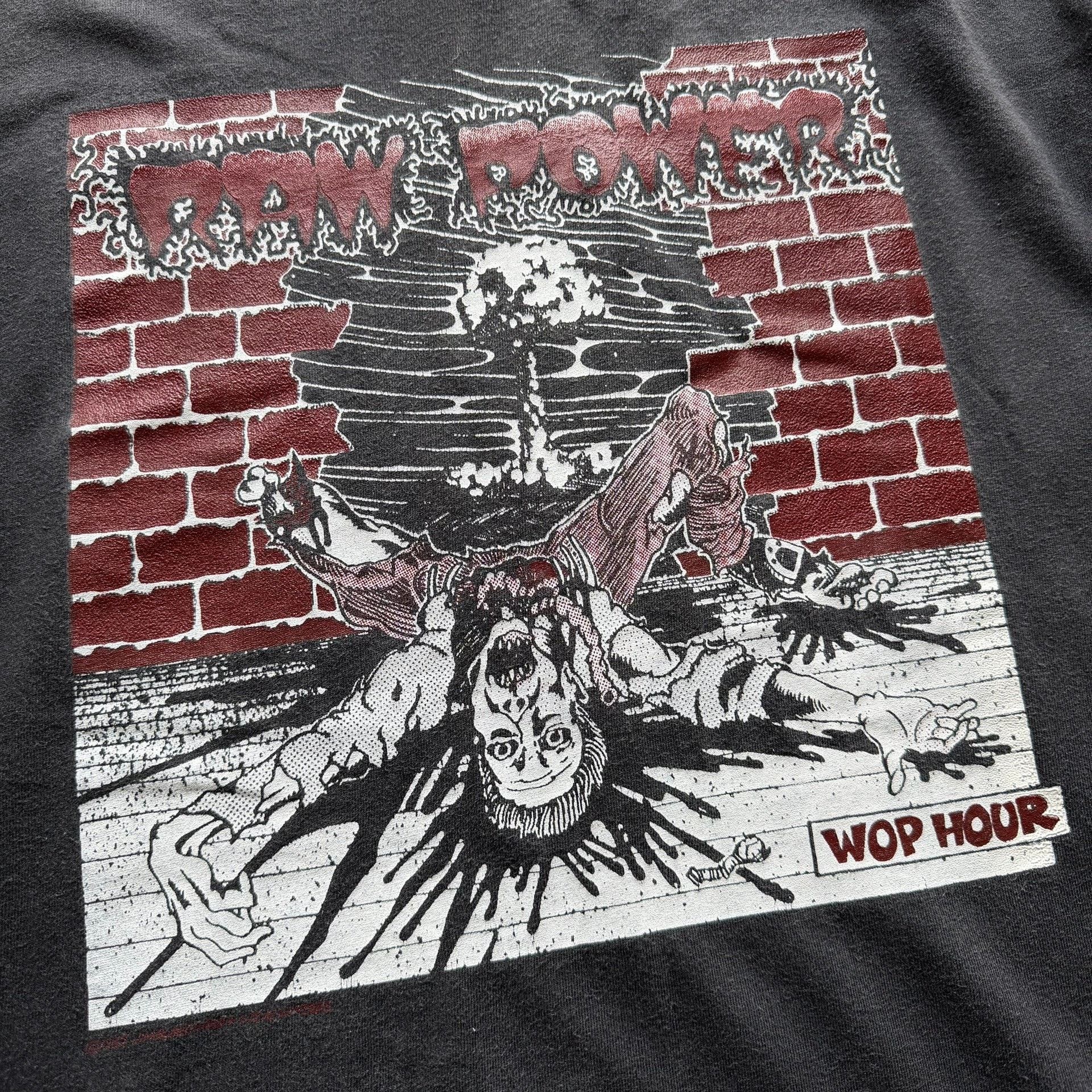 Vintage Vintage 90s Punk Raw Power Band Tee Size US L / EU 52-54 / 3 - 3 Thumbnail