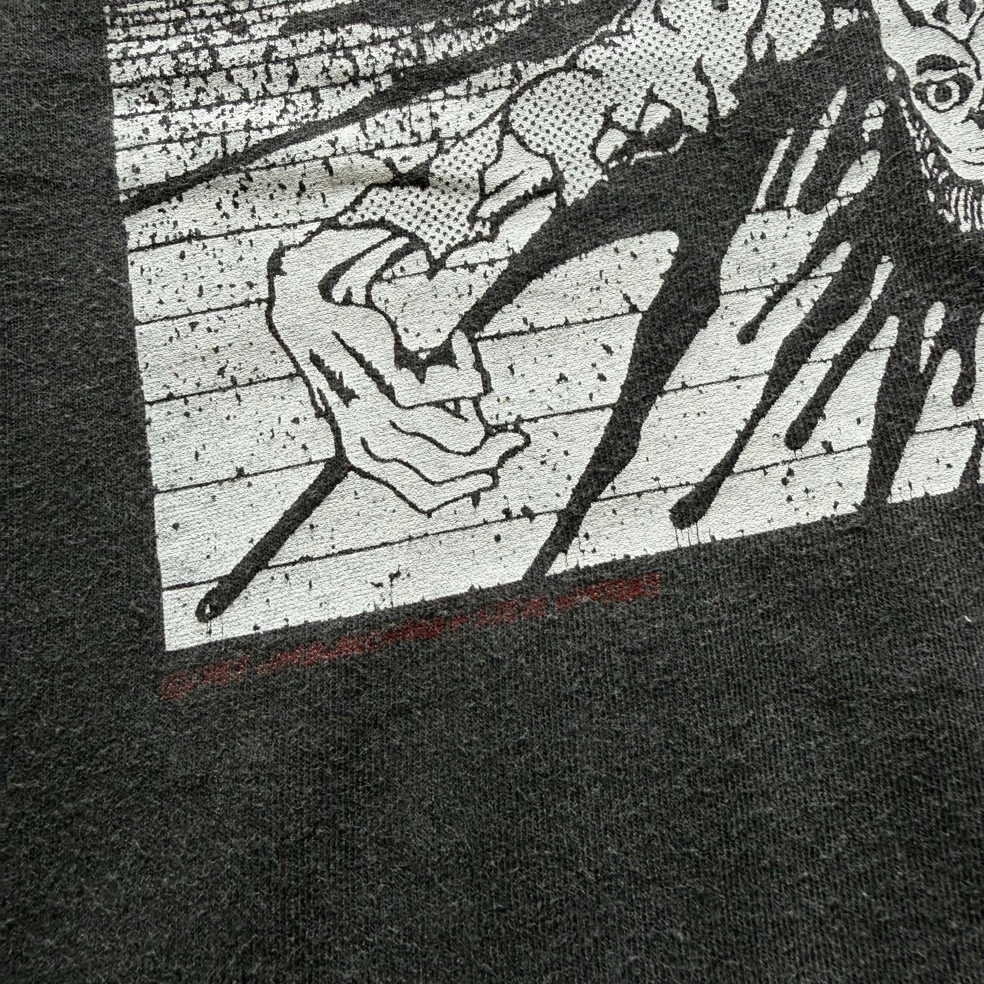 Vintage Vintage 90s Punk Raw Power Band Tee Size US L / EU 52-54 / 3 - 5 Thumbnail