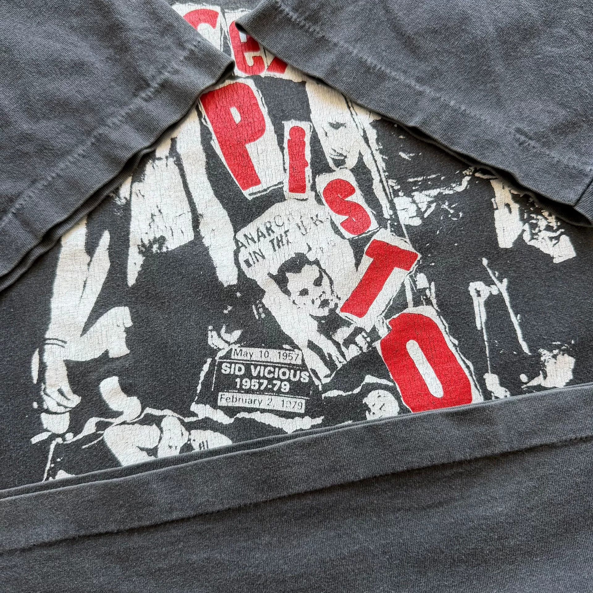 Vintage Vintage Sex Pistols 90s Band Tee Size US S / EU 44-46 / 1 - 4 Thumbnail