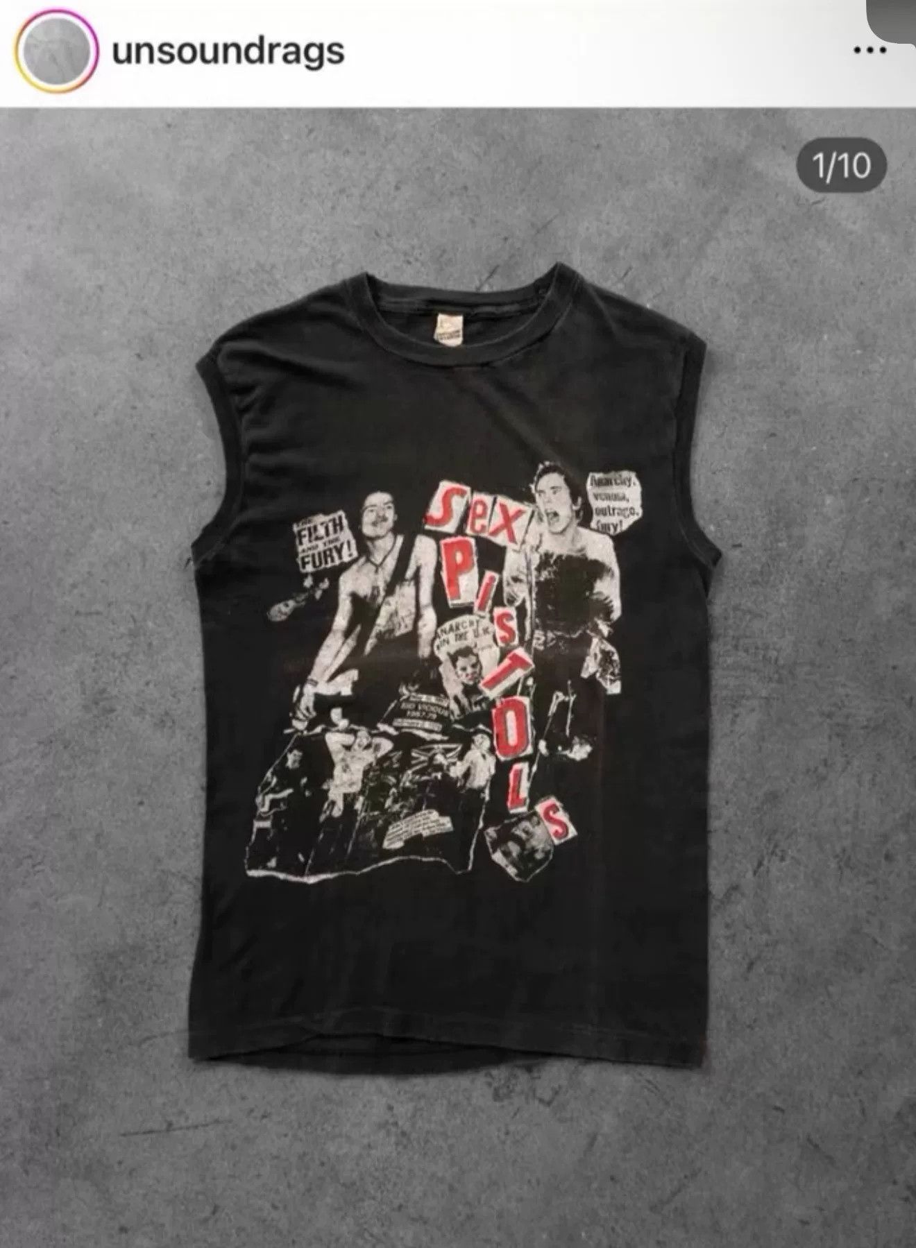 Vintage Vintage Sex Pistols 90s Band Tee Size US S / EU 44-46 / 1 - 6 Thumbnail
