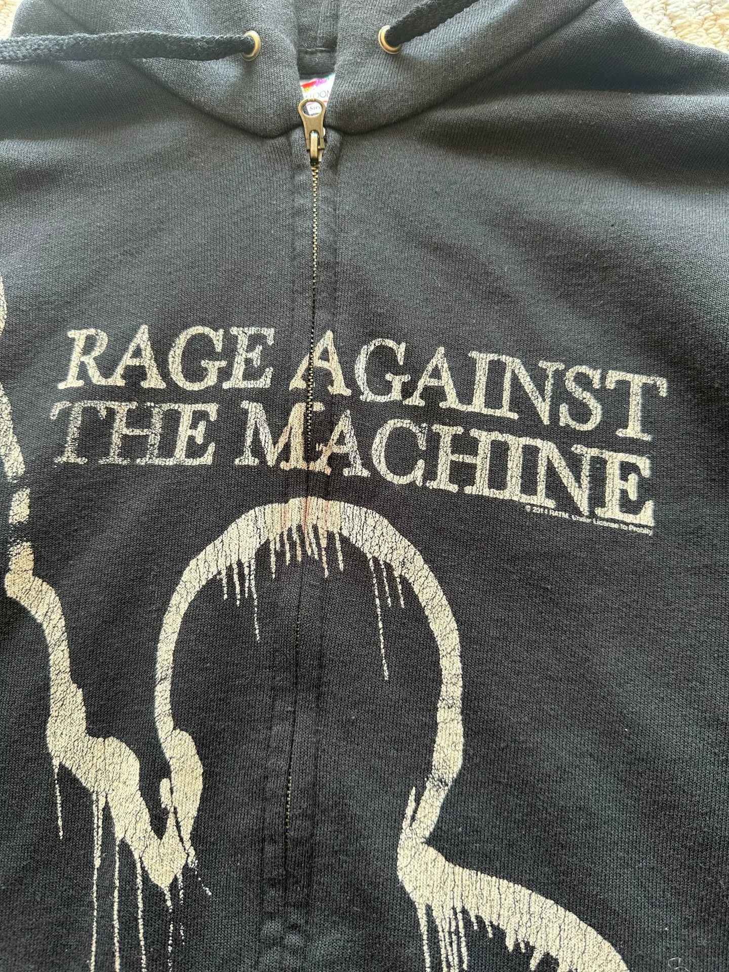 Vintage Vintage Rage Against the Machine Zip-up Hoodie Size US M / EU 48-50 / 2 - 6 Thumbnail