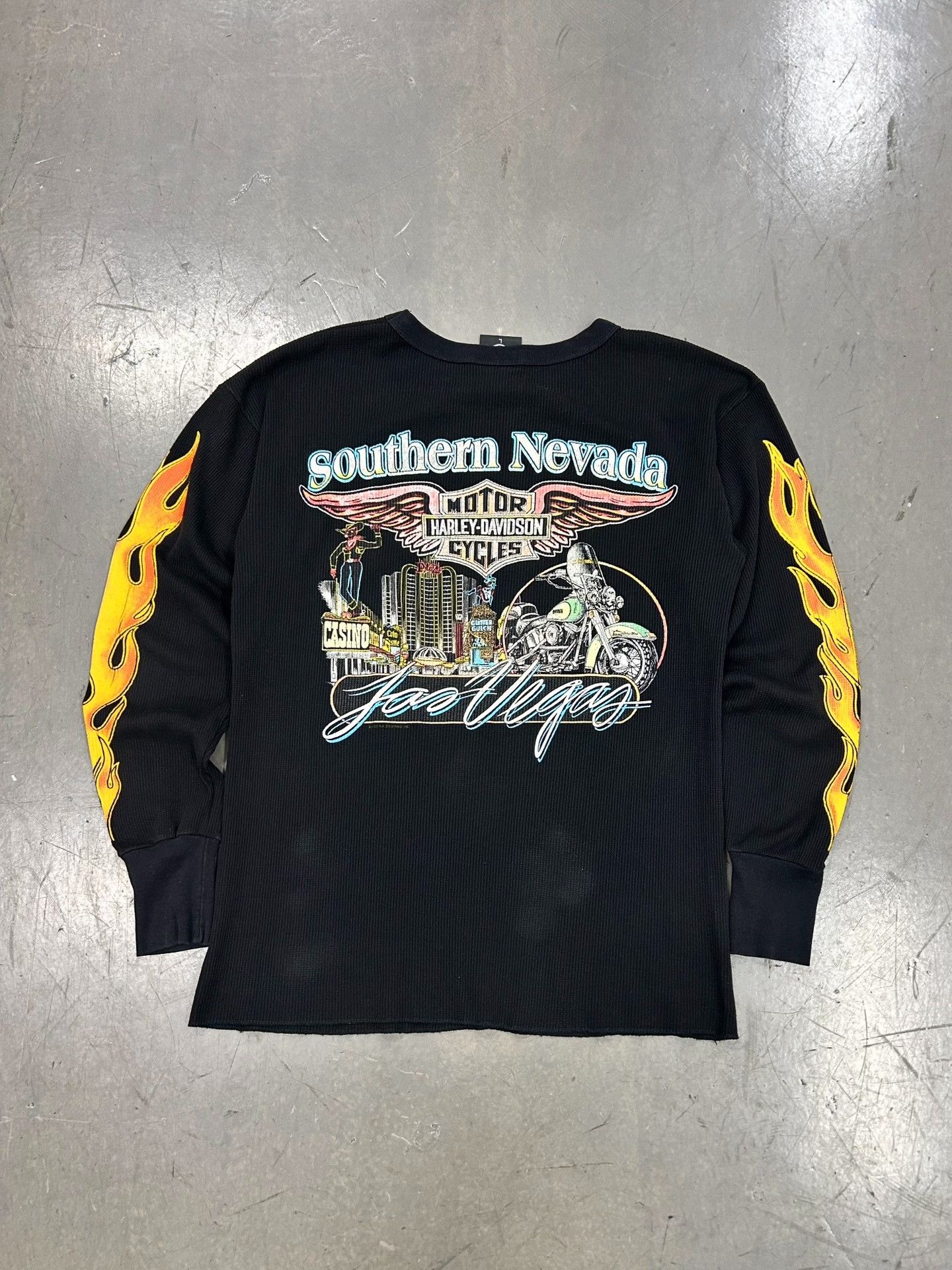 Vintage Vintage 90s Harley-Davidson Long Sleeve Tee Size US M / EU 48-50 / 2 - 4 Thumbnail