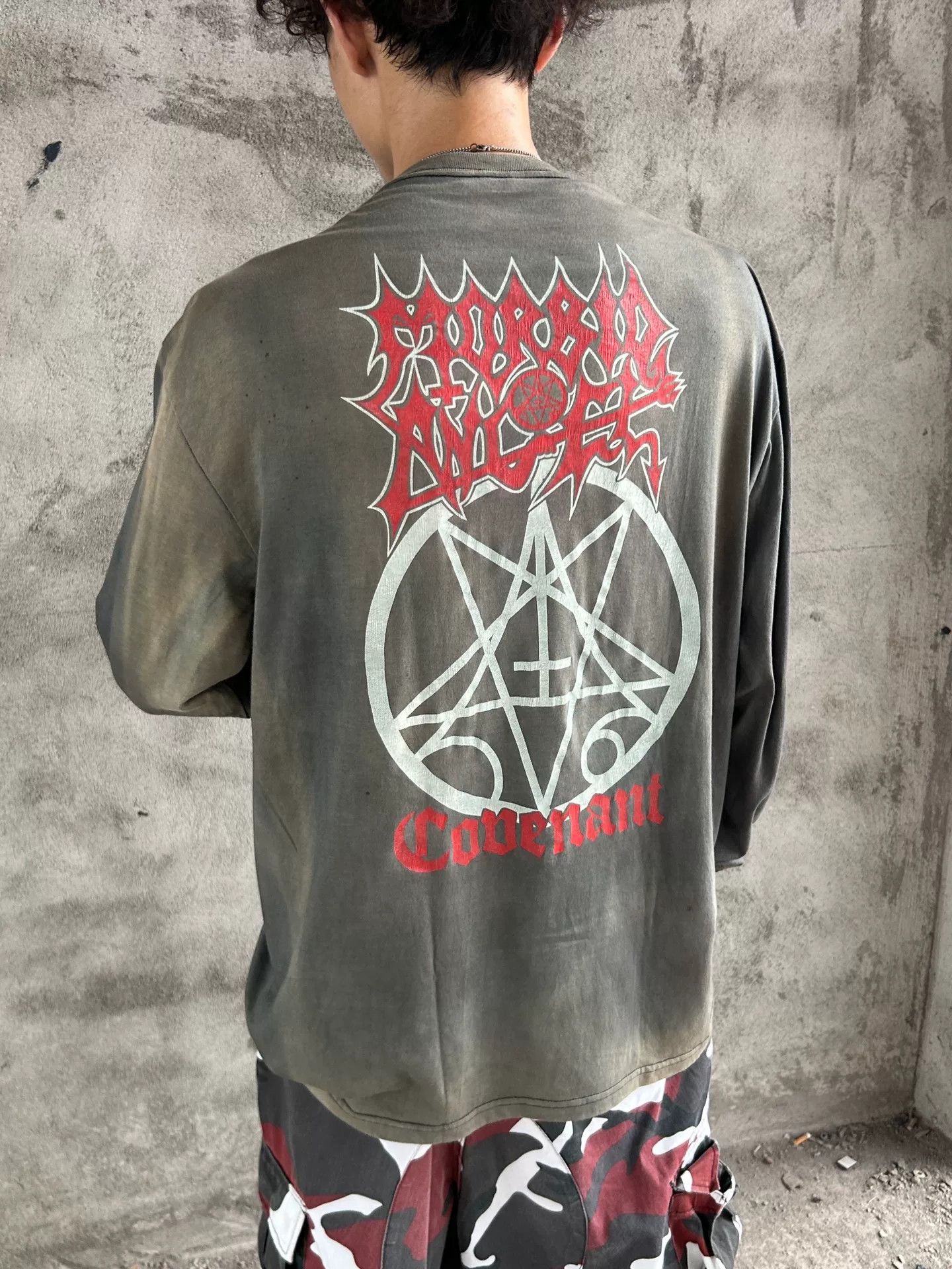 Vintage Vintage 90s Morbid Angel Long Sleeve Tee Size US M / EU 48-50 / 2 - 7 Thumbnail