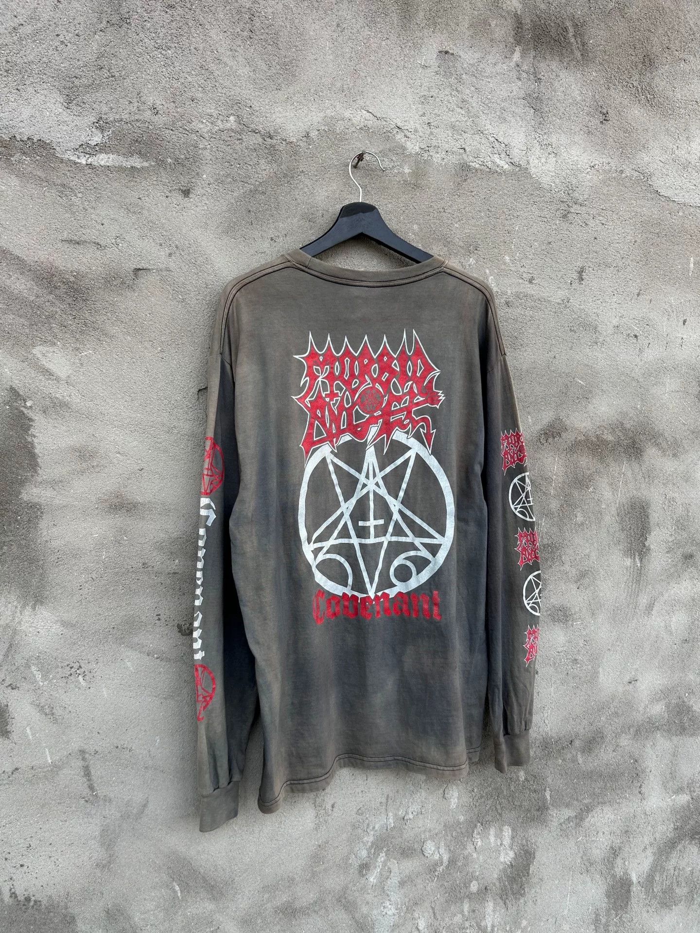 Vintage Vintage 90s Morbid Angel Long Sleeve Tee Size US M / EU 48-50 / 2 - 5 Thumbnail