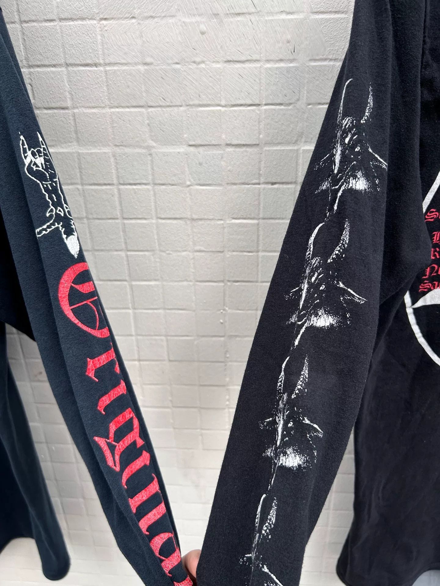 Vintage Vintage Bathory Goat Head Long Sleeve Tee Size US M / EU 48-50 / 2 - 3 Thumbnail