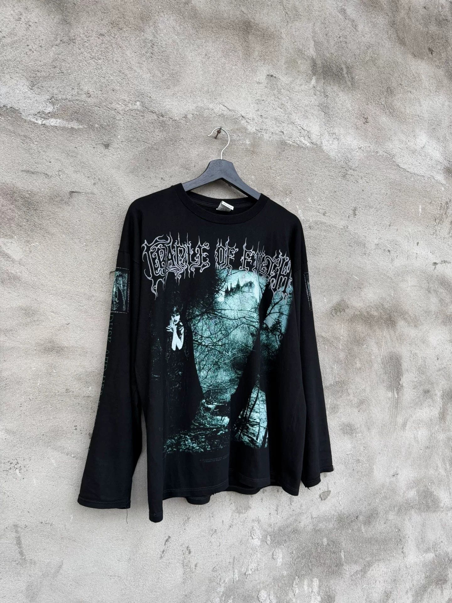 Vintage Vintage Cradle of Filth 90s Longsleeve T-shirt Size US M / EU 48-50 / 2 - 2 Thumbnail