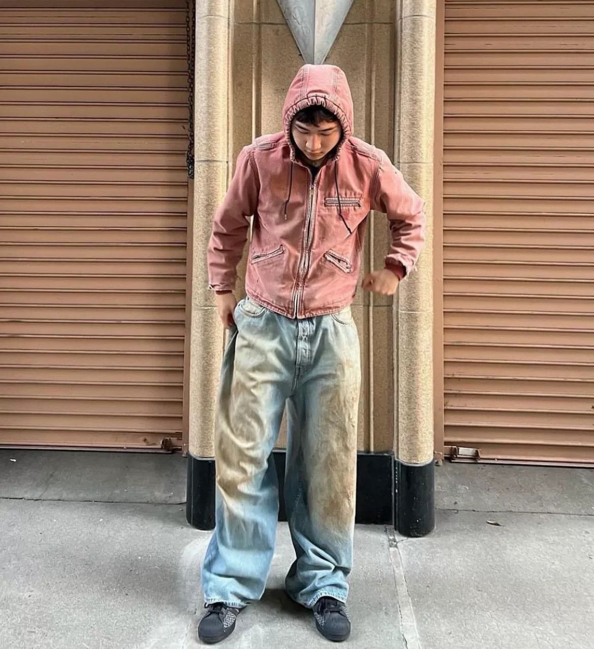 Vintage Vintage Carhartt WJ097 VRS Hoodie Size US M / EU 48-50 / 2 - 5 Thumbnail