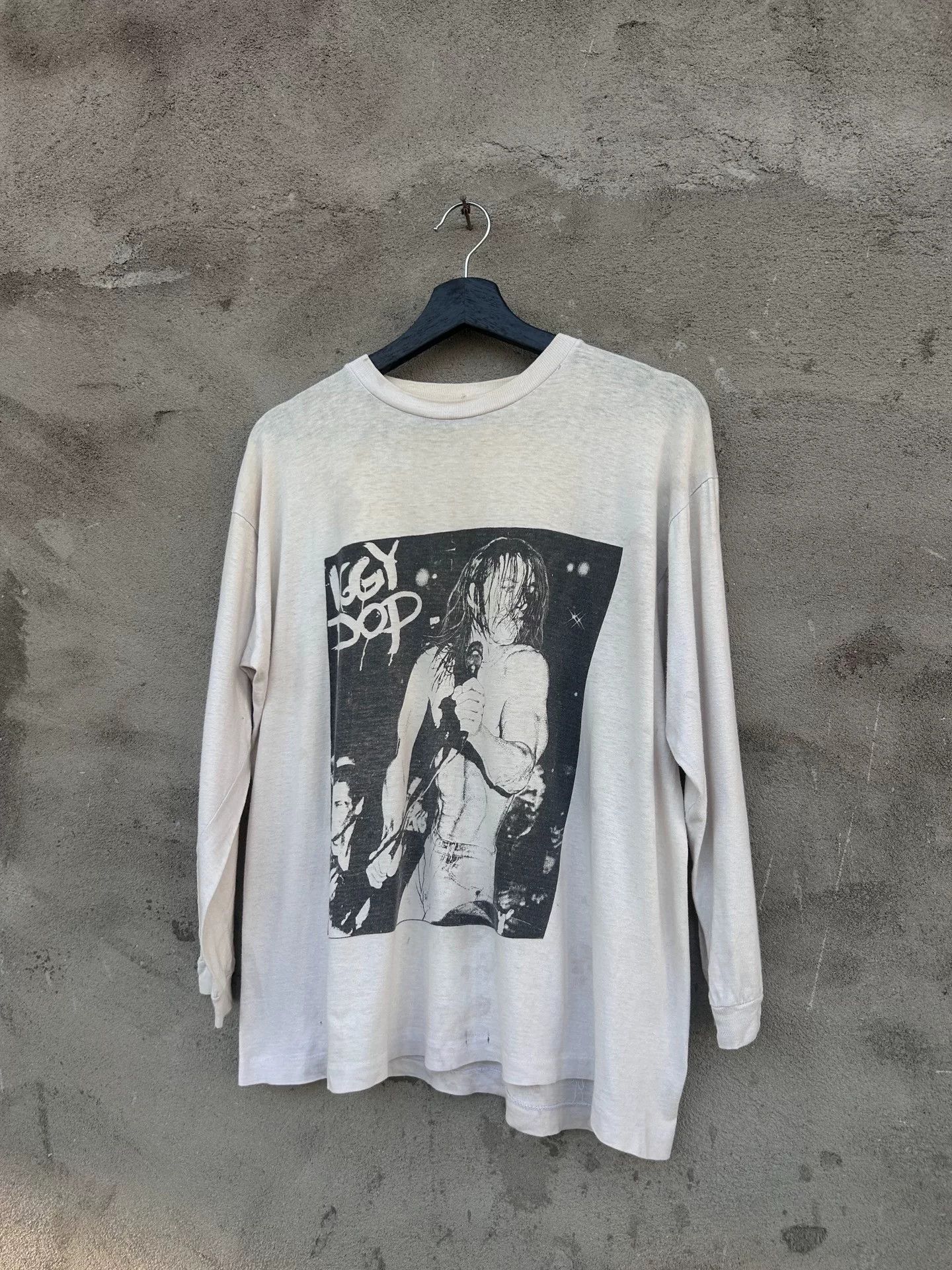 Vintage Vintage Iggy Pop '93 Tour Longsleeve T-Shirt Size US M / EU 48-50 / 2 - 5 Thumbnail
