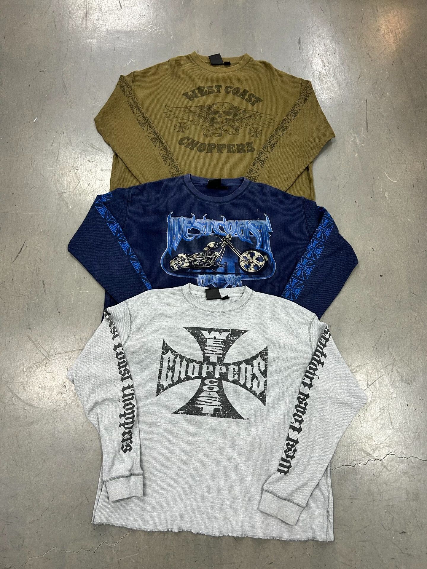 Vintage Vintage West Coast Choppers Waffle Long Sleeve Size US M / EU 48-50 / 2 - 4 Thumbnail