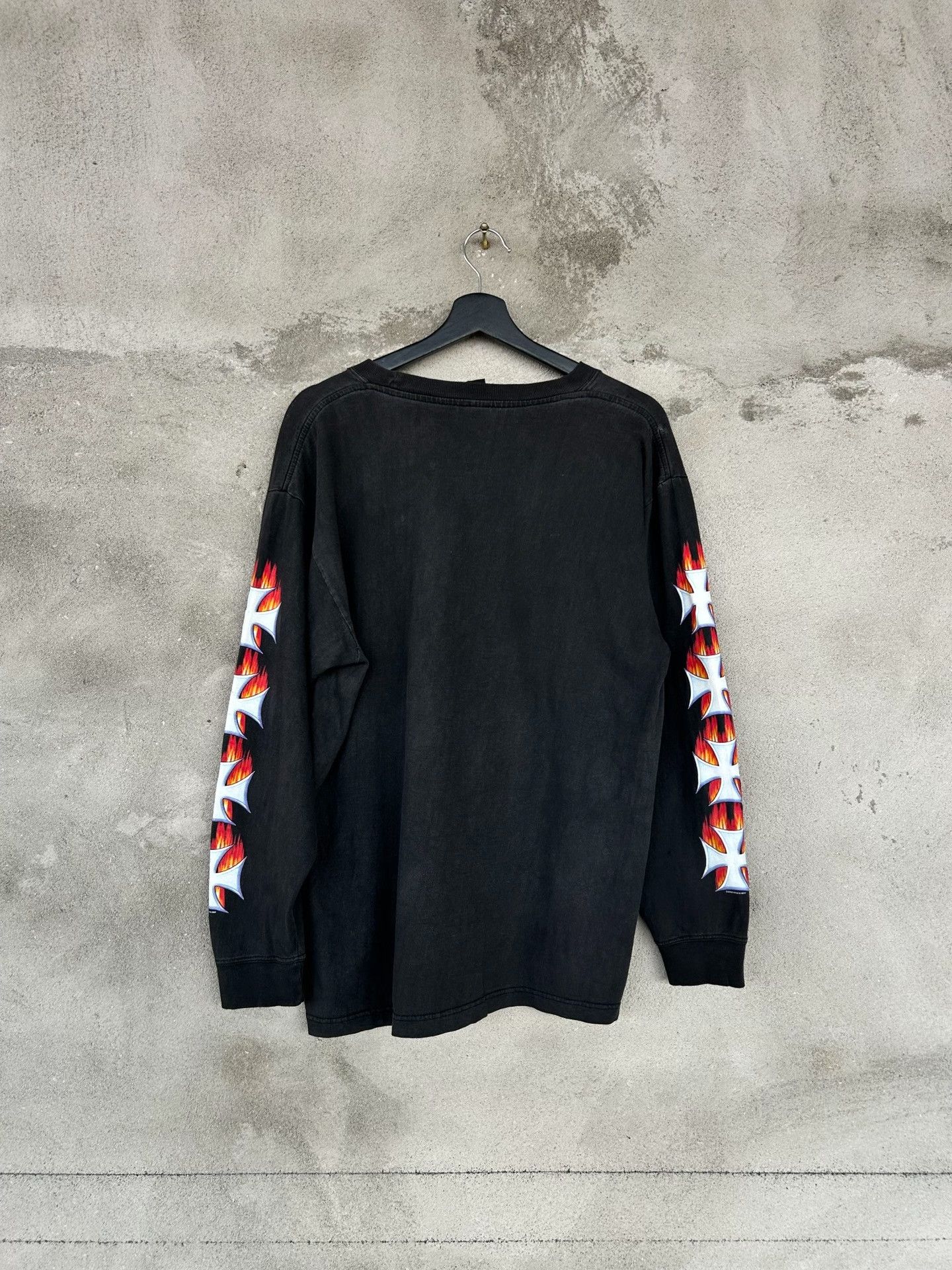 Vintage Vintage West Coast Choppers Flame Long-Sleeve Tee Size US M / EU 48-50 / 2 - 3 Thumbnail