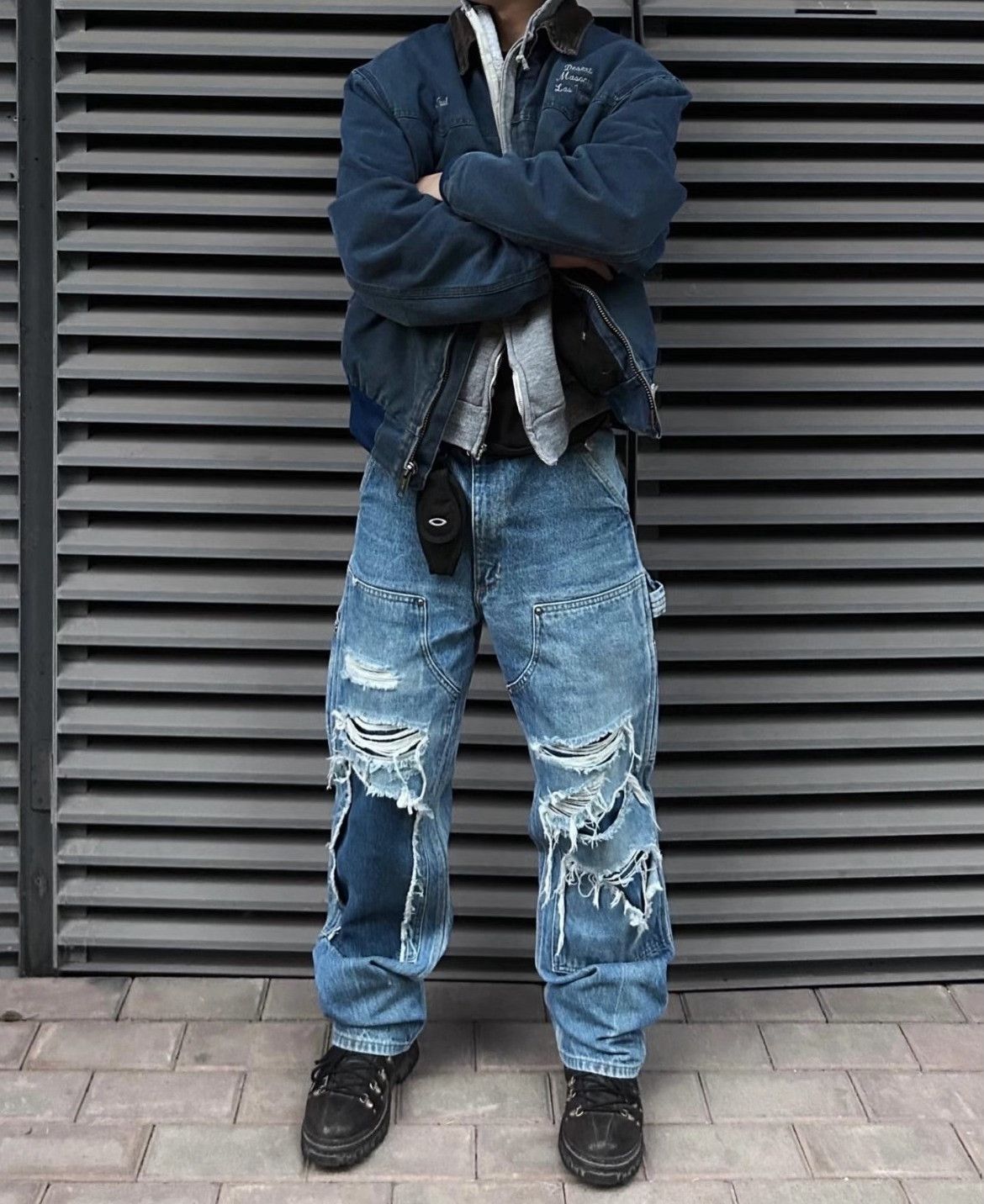 Vintage Vintage Carhartt B07 Denim Double Knee Pants Size US 34 / EU 50 - 4 Thumbnail