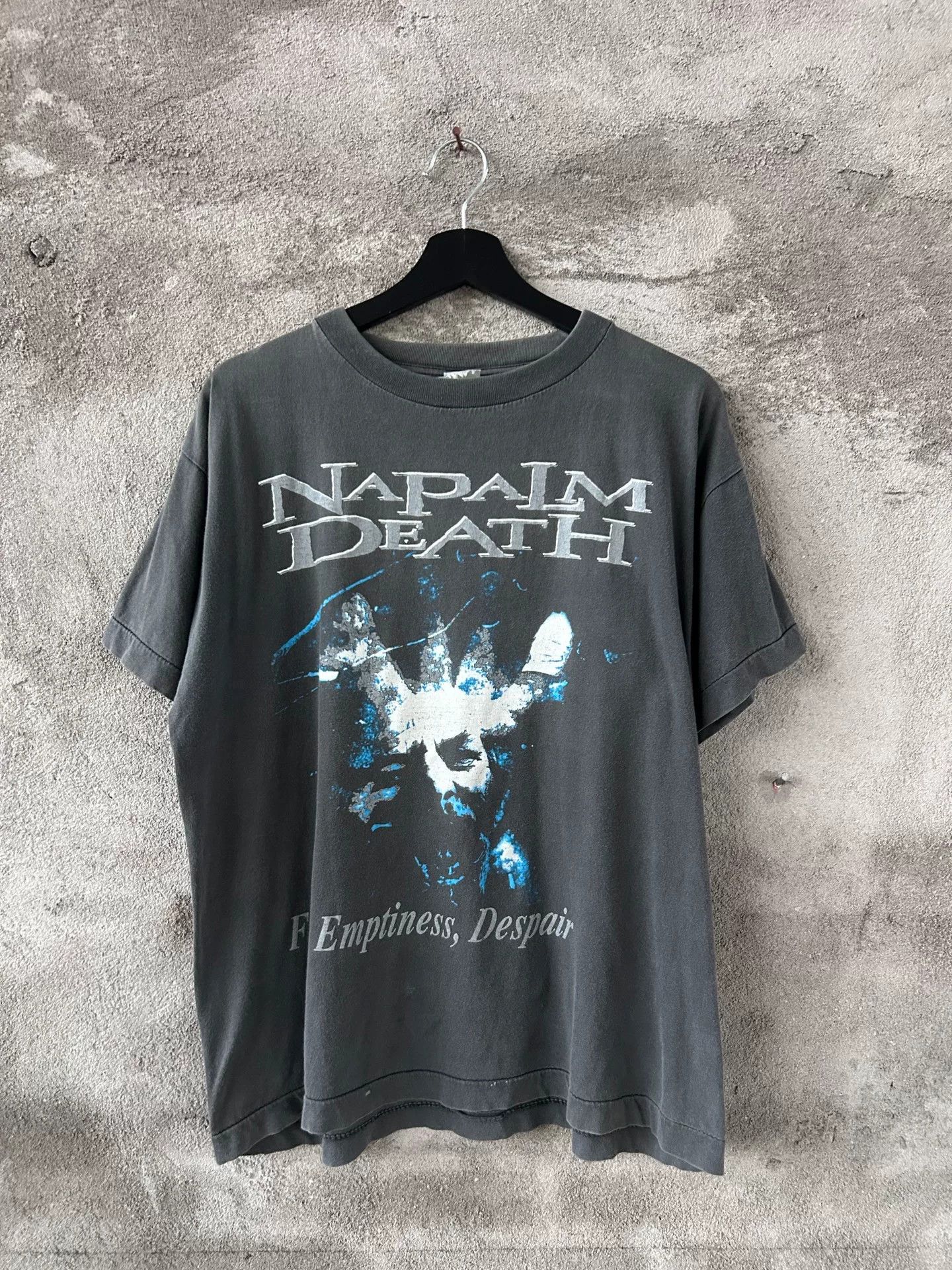 Vintage Vintage 90s Napalm Death T-Shirt Size US M / EU 48-50 / 2 - 2 Thumbnail