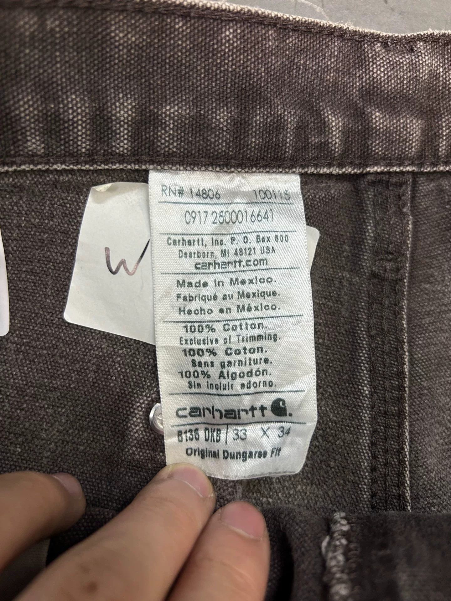 Vintage Vintage Carhartt B136 Pants Size US 33 - 3 Thumbnail