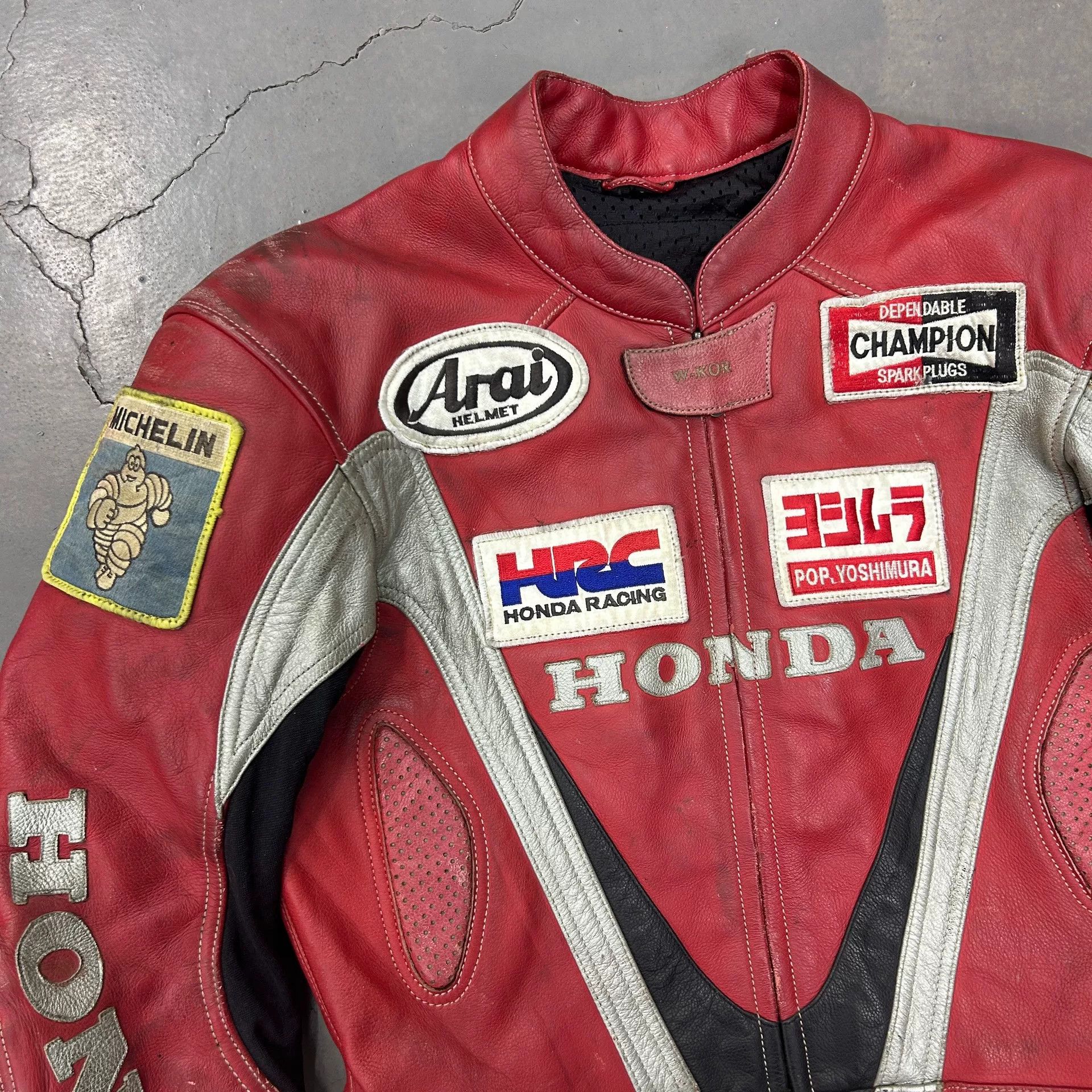 Vintage Vintage Honda Leather Jacket Size US M / EU 48-50 / 2 - 6 Thumbnail