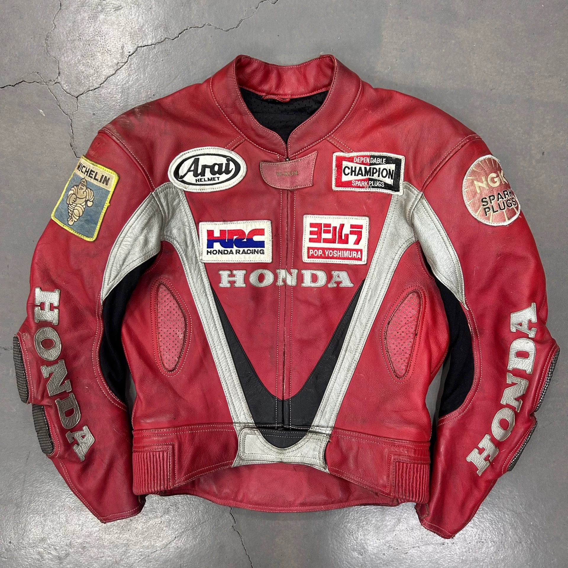 Vintage Vintage Honda Leather Jacket Size US M / EU 48-50 / 2 - 4 Thumbnail