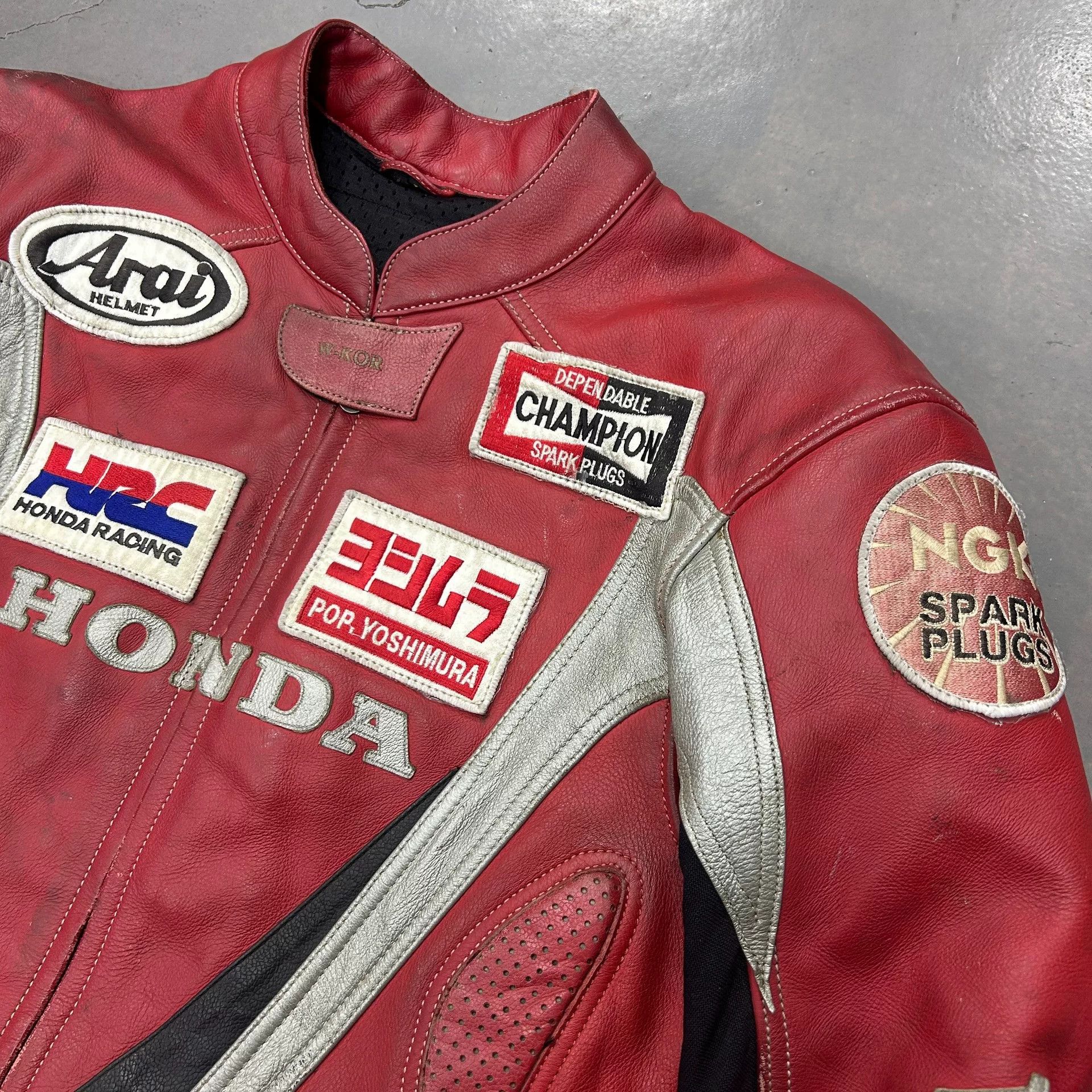 Vintage Vintage Honda Leather Jacket Size US M / EU 48-50 / 2 - 5 Thumbnail