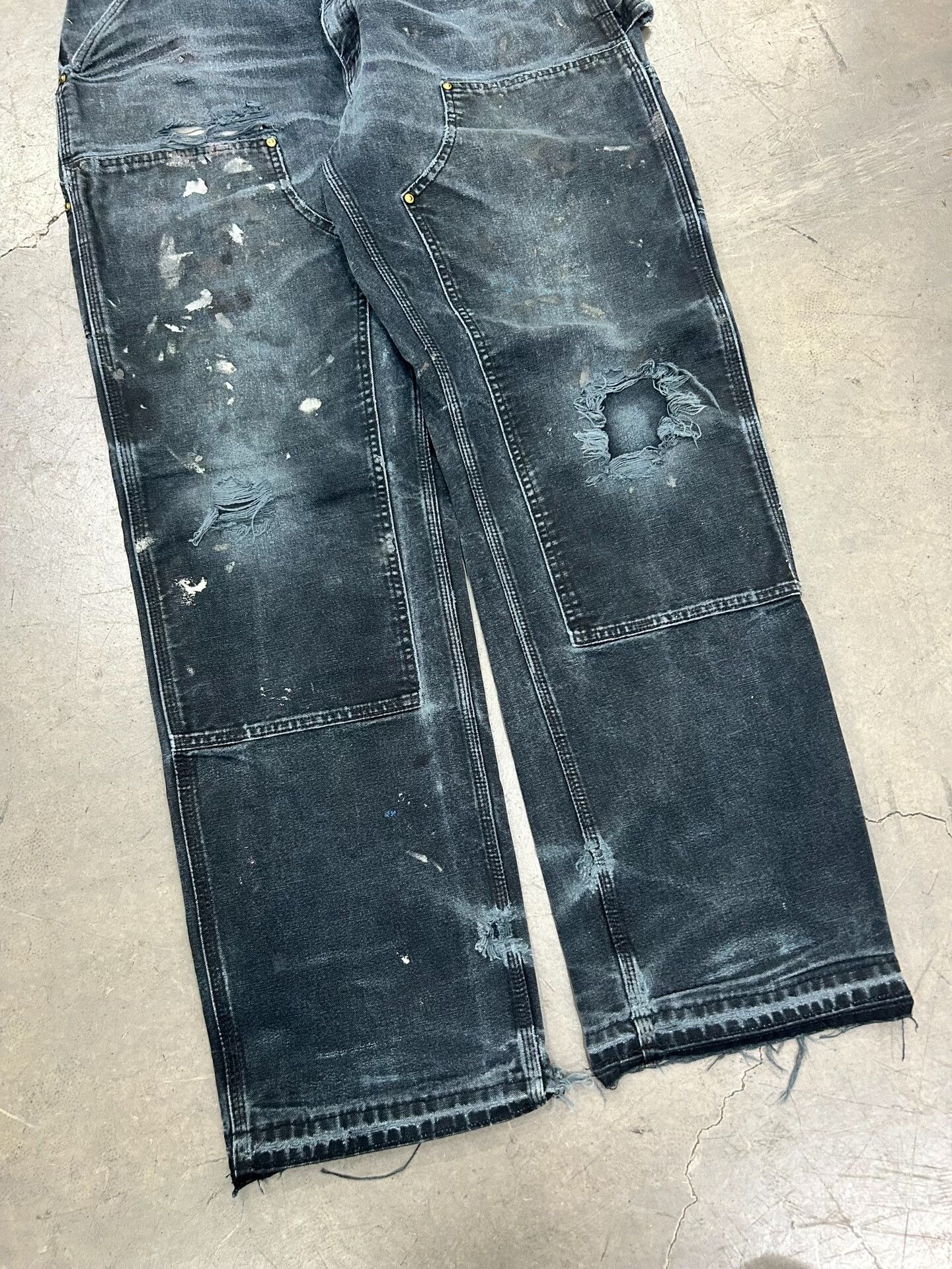 Vintage Vintage Carhartt B01 Black Faded Size US 28 / EU 44 - 3 Thumbnail