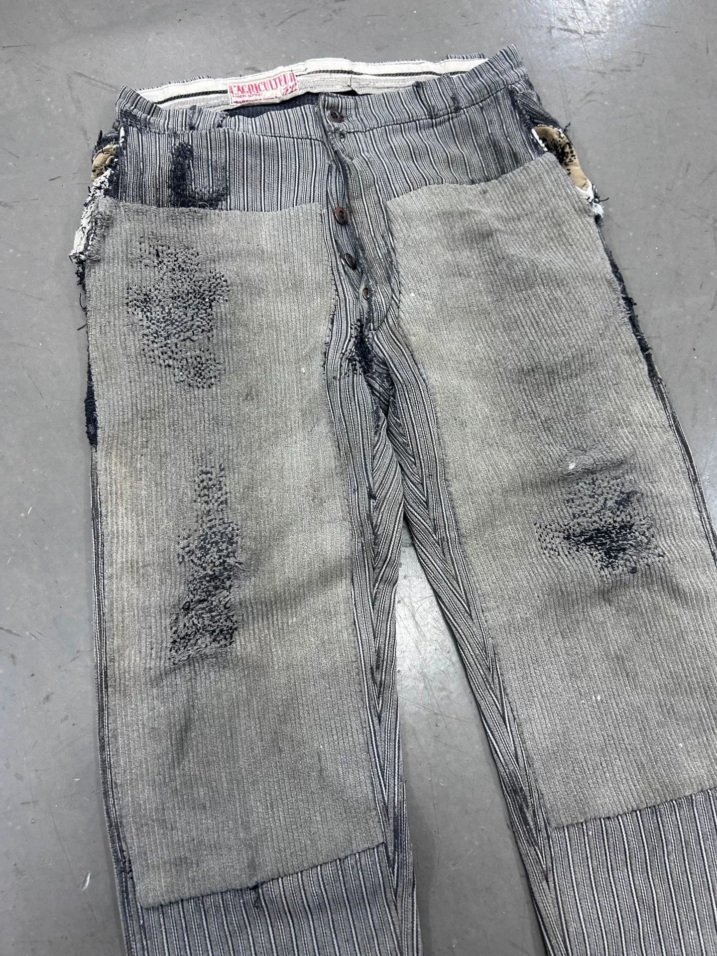 Vintage Vintage 30s French Work Pants Size US 33 - 2 Thumbnail