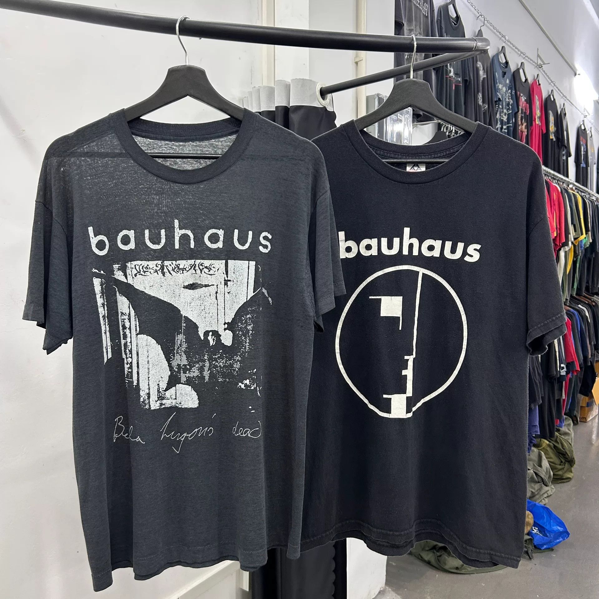 Vintage Vintage 90s Bauhaus Face Short-Sleeve Tee Size US M / EU 48-50 / 2 - 4 Thumbnail