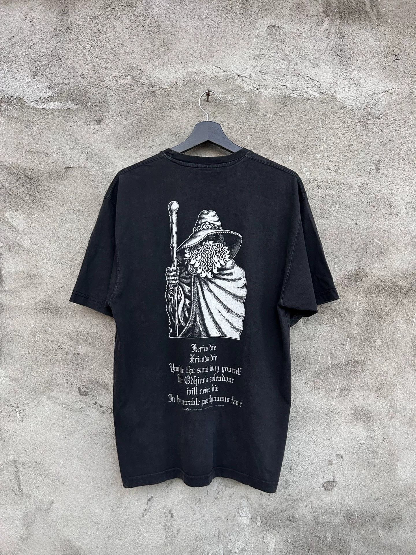 Vintage Vintage 90s Burzum Band Short Sleeve Tee Size US M / EU 48-50 / 2 - 5 Thumbnail