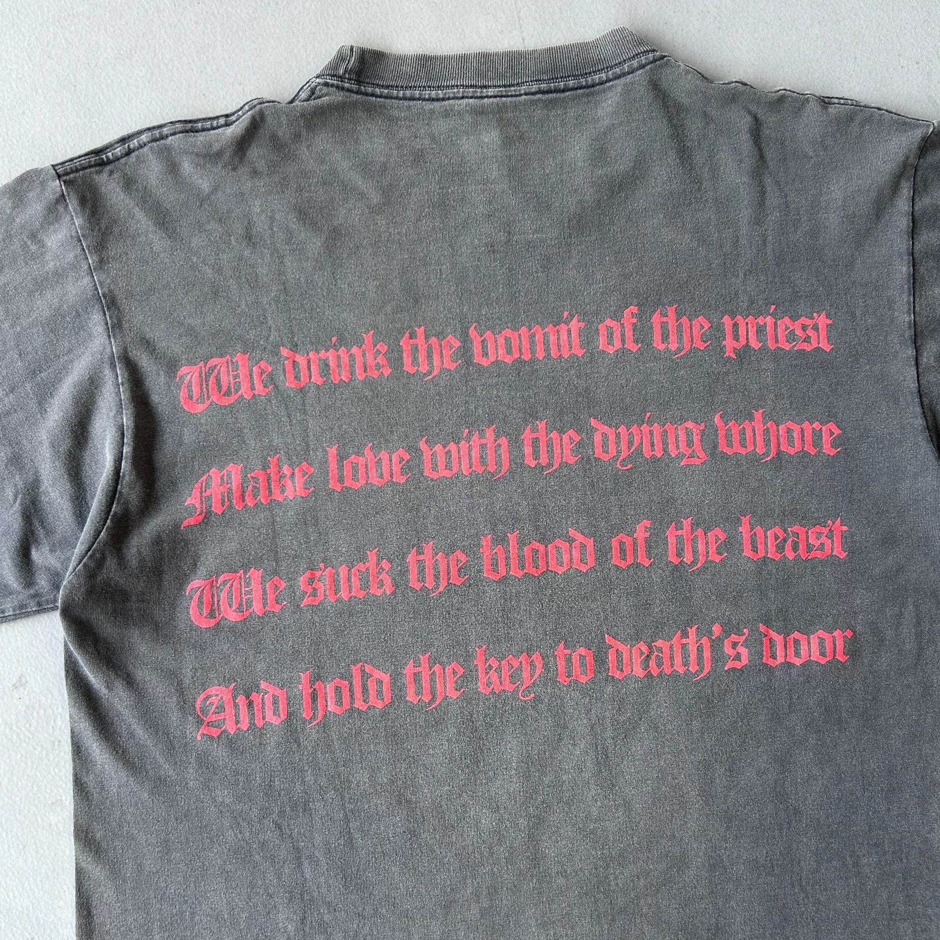 Vintage Vintage 90s Venom Darkthrone Metal Tee Size US M / EU 48-50 / 2 - 6 Thumbnail