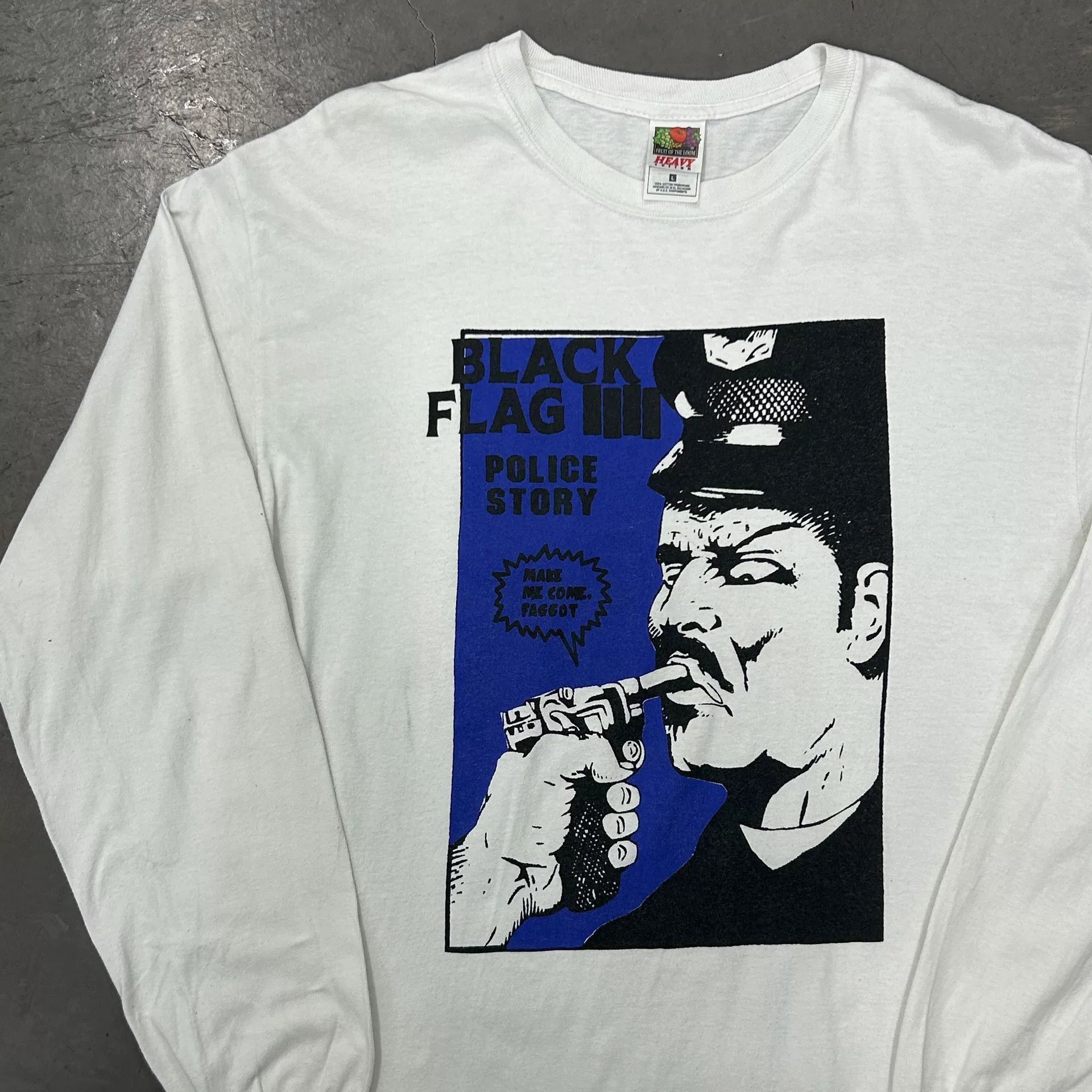 Vintage Vintage Black Flag Long Sleeve Tee Size US M / EU 48-50 / 2 - 5 Thumbnail