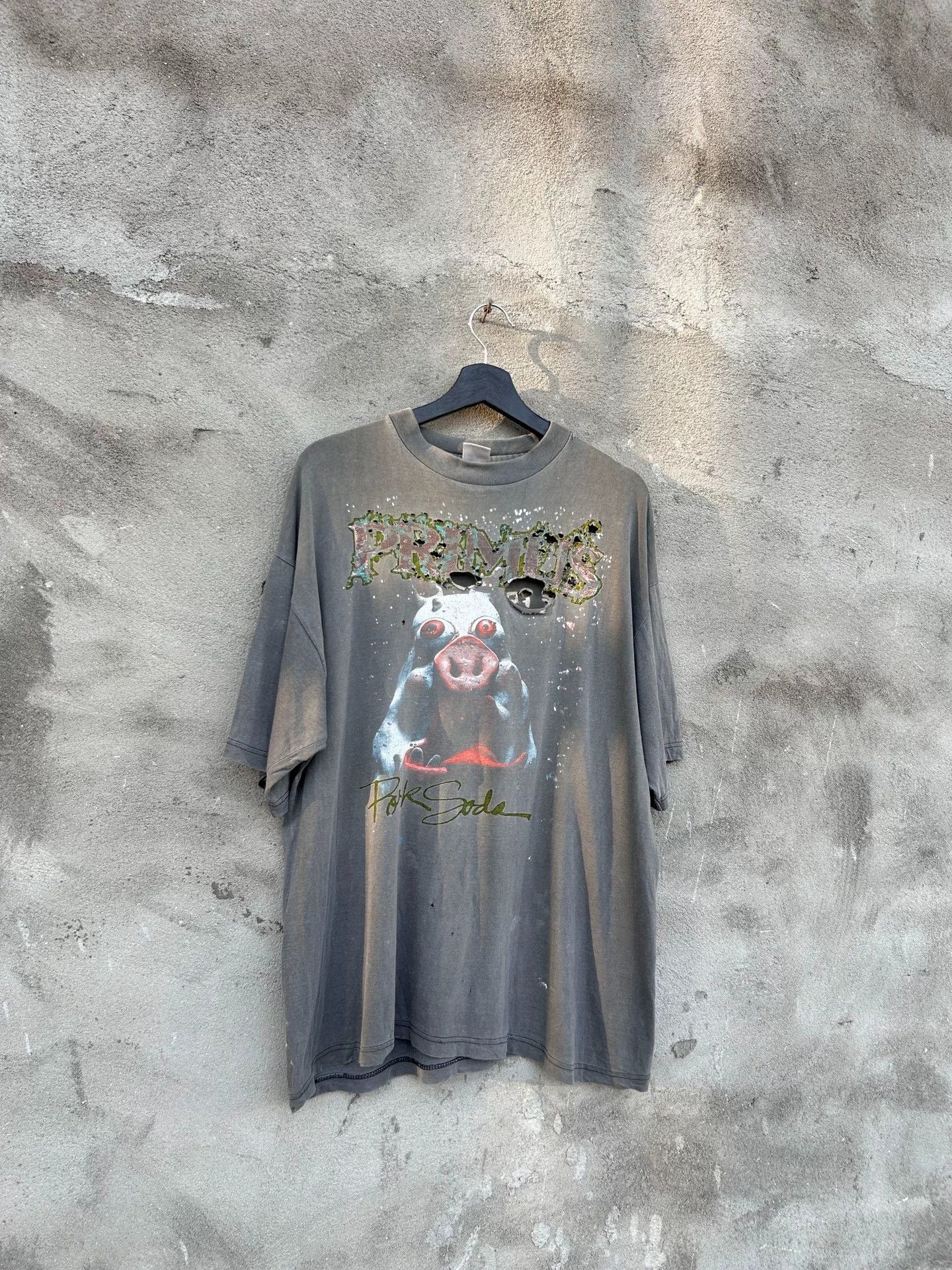 Vintage Vintage Primus Pork Soda 90s Band Tee Size US M / EU 48-50 / 2 - 7 Thumbnail