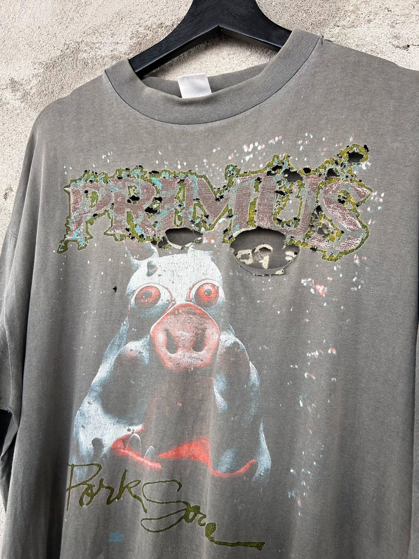 Vintage Vintage Primus Pork Soda 90s Band Tee Size US M / EU 48-50 / 2 - 3 Thumbnail