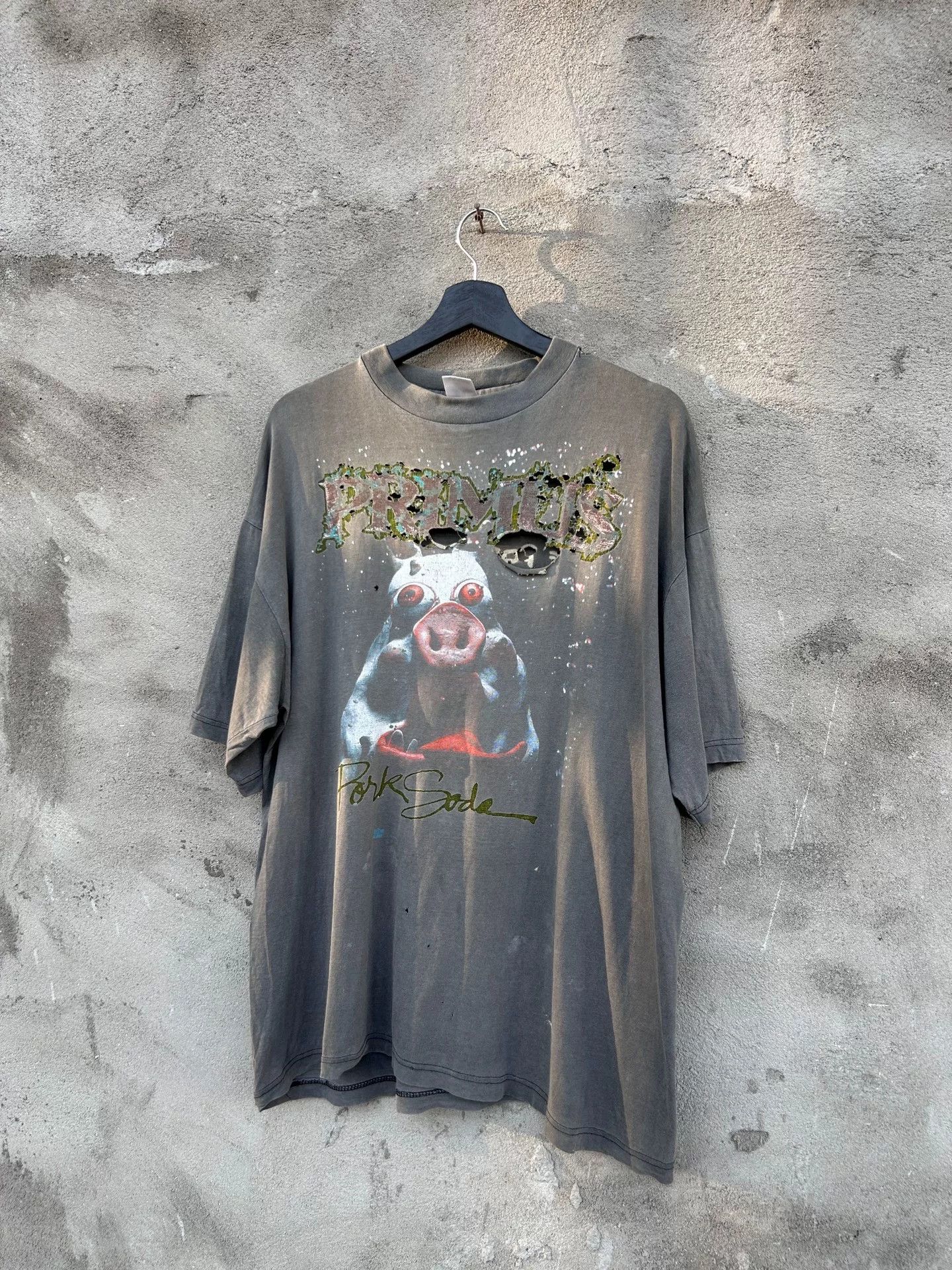 Vintage Vintage Primus Pork Soda 90s Band Tee Size US M / EU 48-50 / 2 - 6 Thumbnail