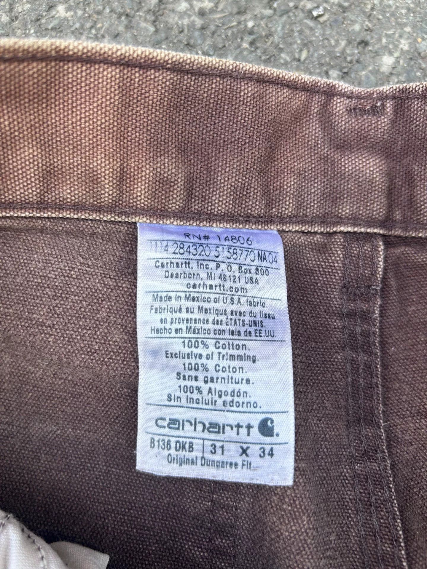 Vintage Vintage Carhartt B01 B136 Double Knee Pants Size US 32 / EU 48 - 4 Thumbnail