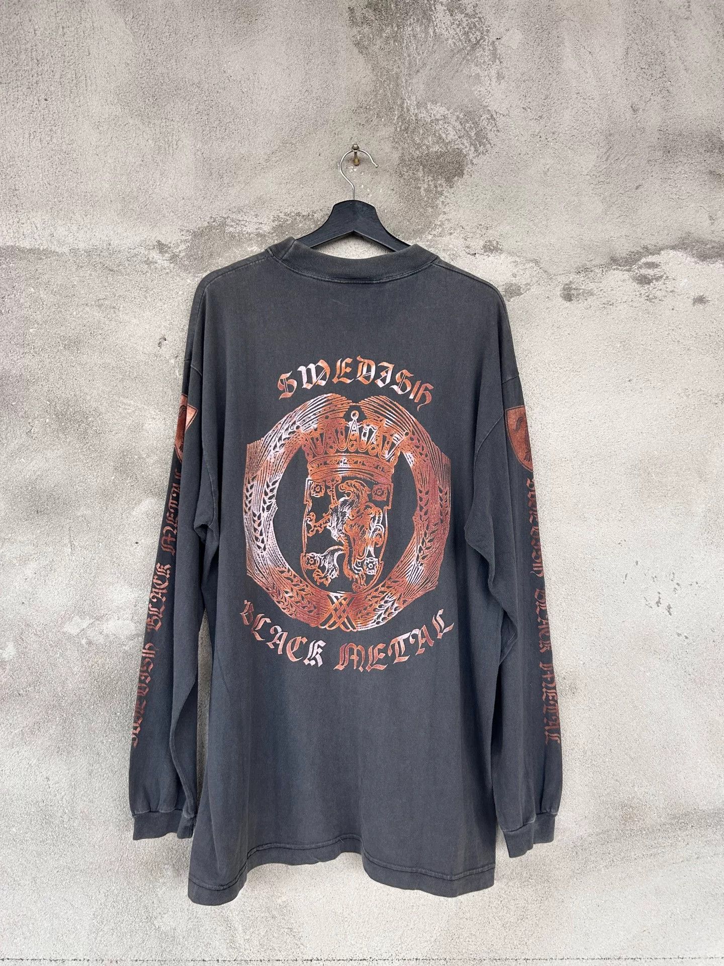 Vintage Vintage Marduk 90s Black Metal Longsleeve T-shirt Size US M / EU 48-50 / 2 - 2 Thumbnail