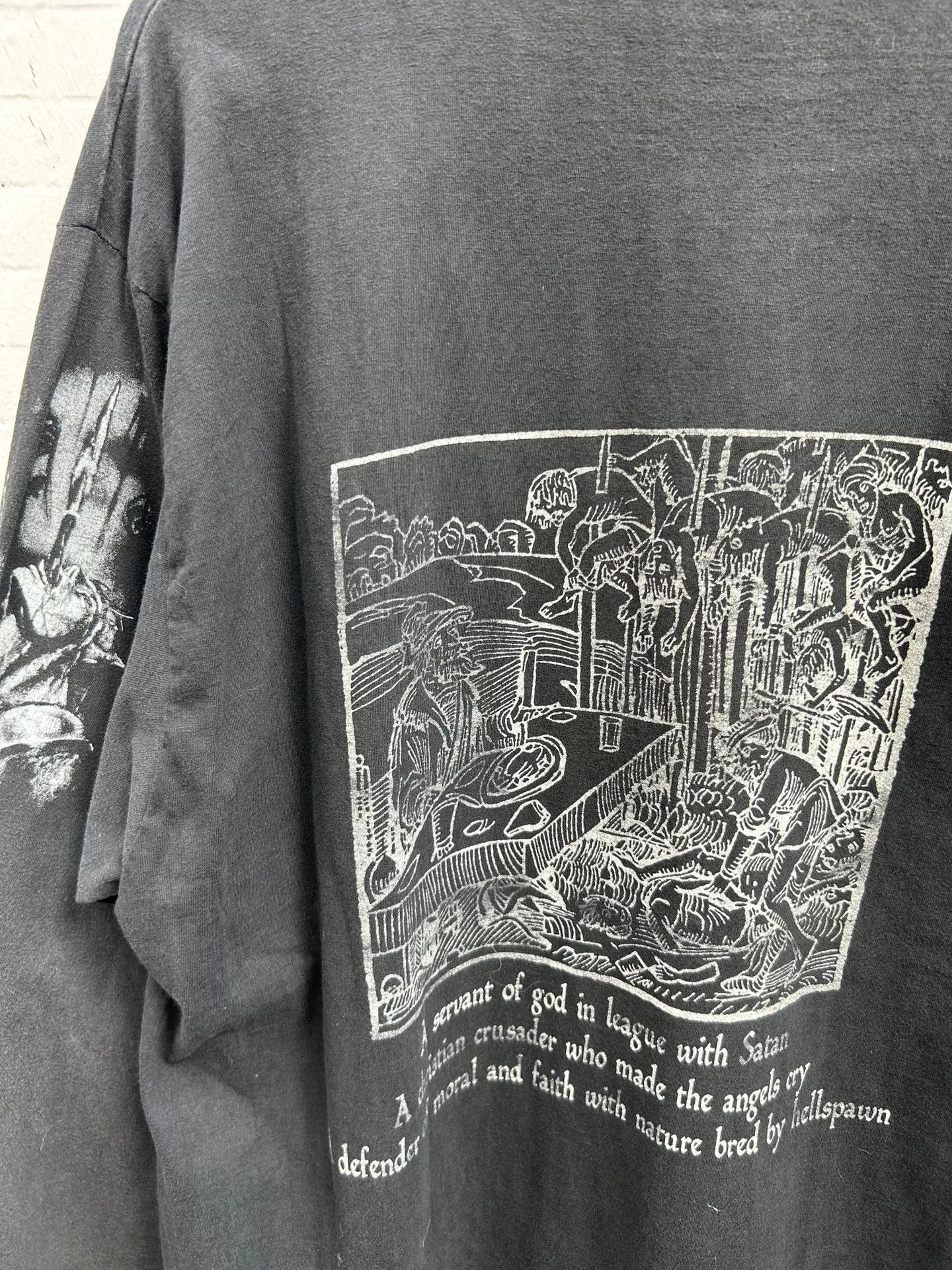 Vintage Vintage 90s Marduk Band Long Sleeve Tee Size US M / EU 48-50 / 2 - 8 Thumbnail