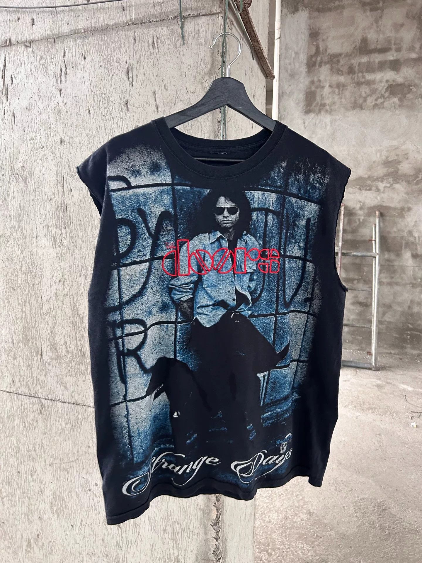 Vintage Vintage The Doors 90s Sleeveless Tee Size US XL / EU 56 / 4 - 4 Thumbnail