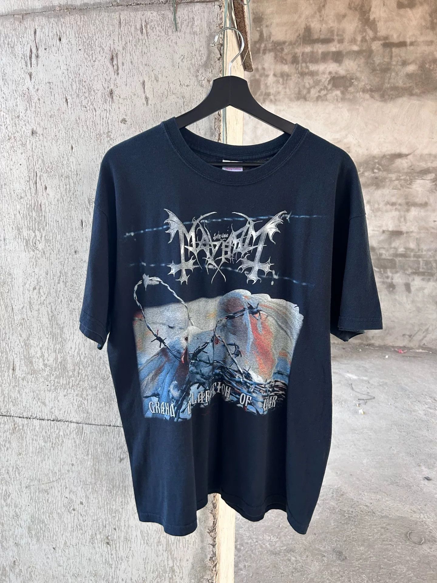 Vintage Vintage Mayhem Black Metal Band Tee Size US M / EU 48-50 / 2 - 4 Thumbnail