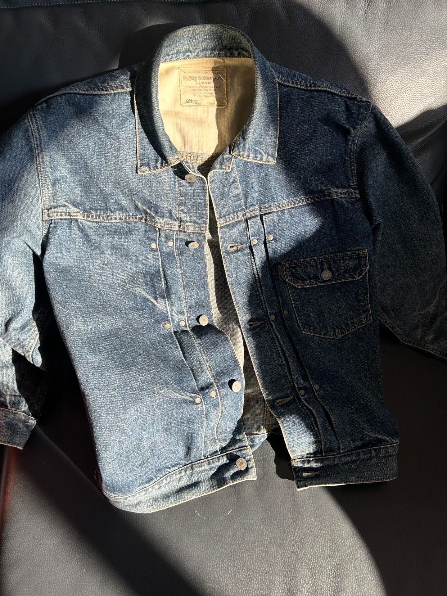 Japanese Brand Gypsy&Sons Japan-Made Slim Lightly Washed Size US M / EU 48-50 / 2 - 3 Thumbnail